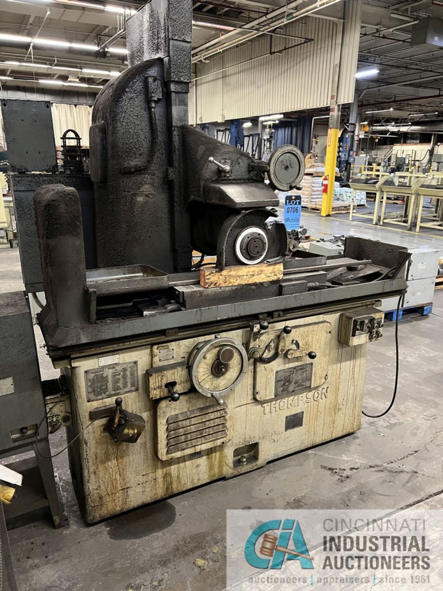 12" X 30" THOMPSON MODEL B HORIZONTAL SPINDLE SURFACE GRINDER; S/N B656943, WITH 12" X 30" - Image 2 of 6