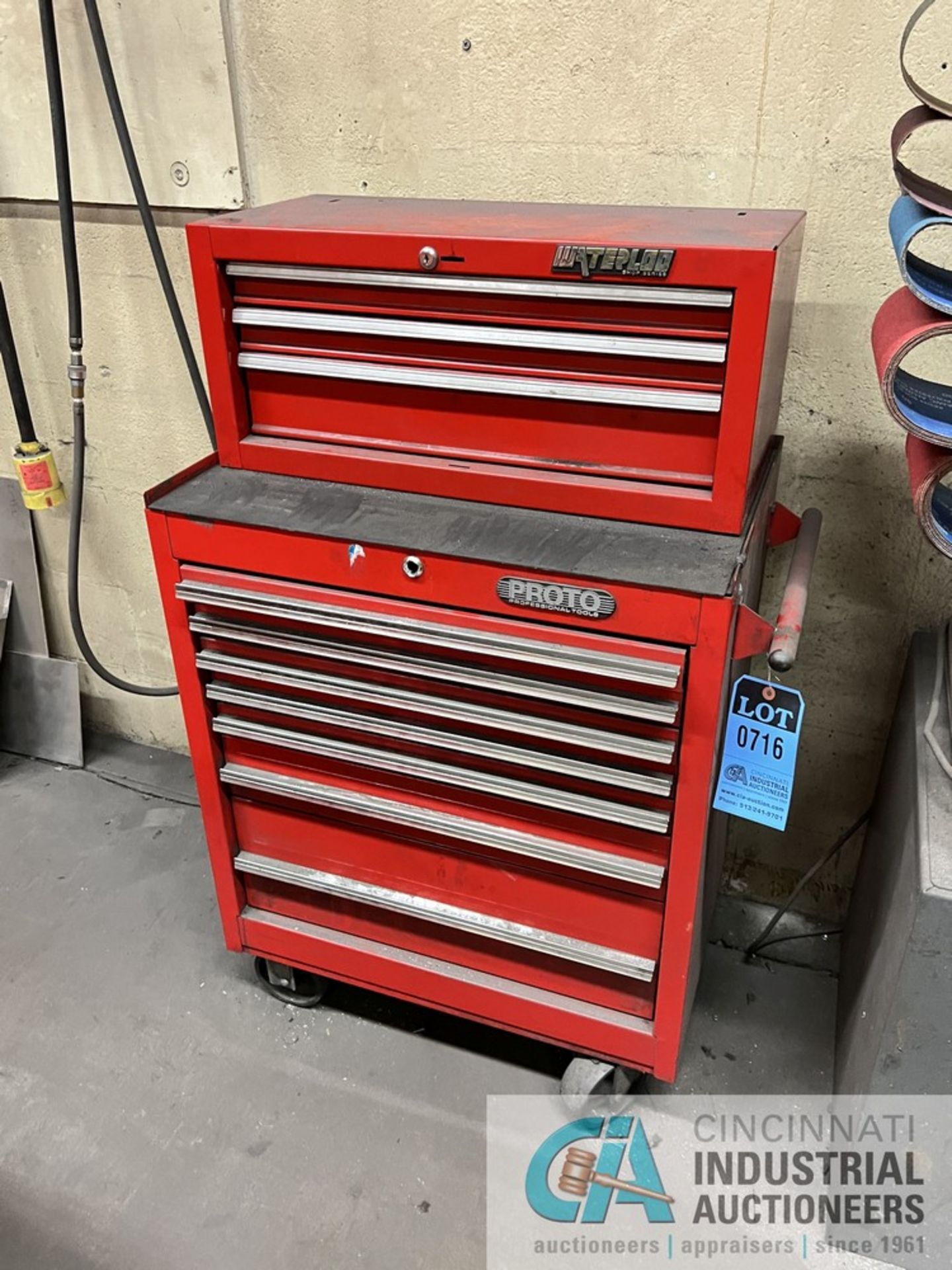 WATERLOO ROLLING TOOL CHEST AND CONTENTS