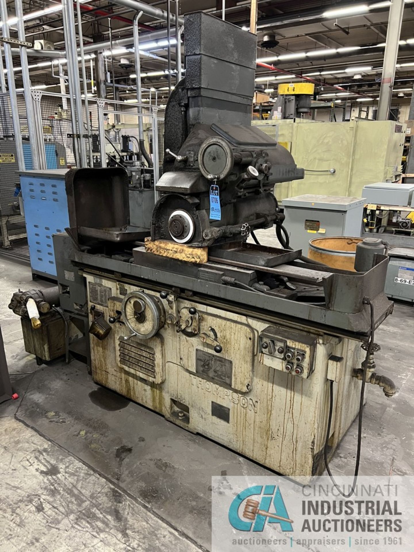 12" X 30" THOMPSON MODEL B HORIZONTAL SPINDLE SURFACE GRINDER; S/N B656943, WITH 12" X 30"