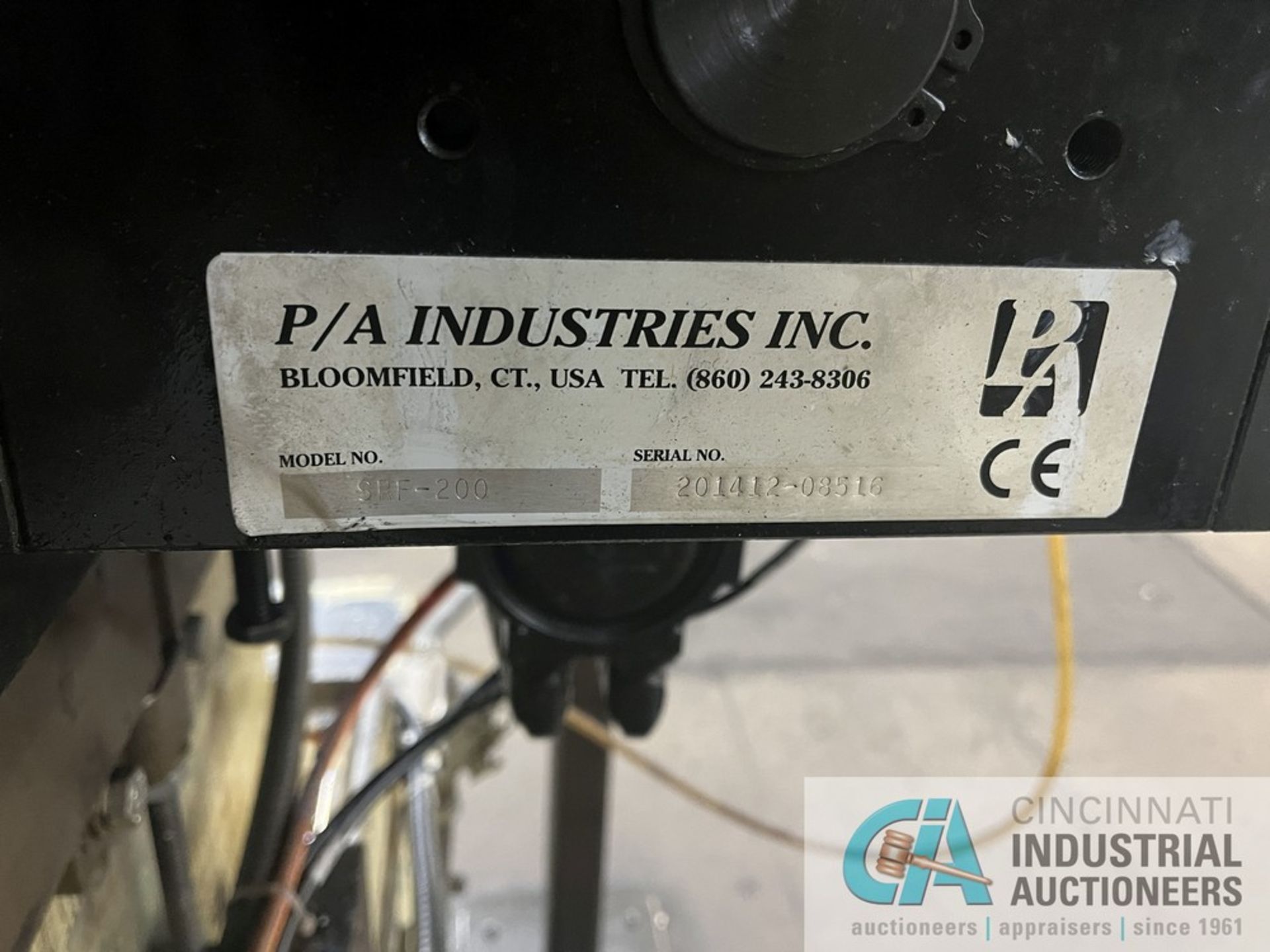 PA INDUSTRIES MODEL SRF-200 SERVO ROLL FEED; S/N 201412-08516, WITH K350 EDGE CONTROL, CRANK - Image 6 of 6