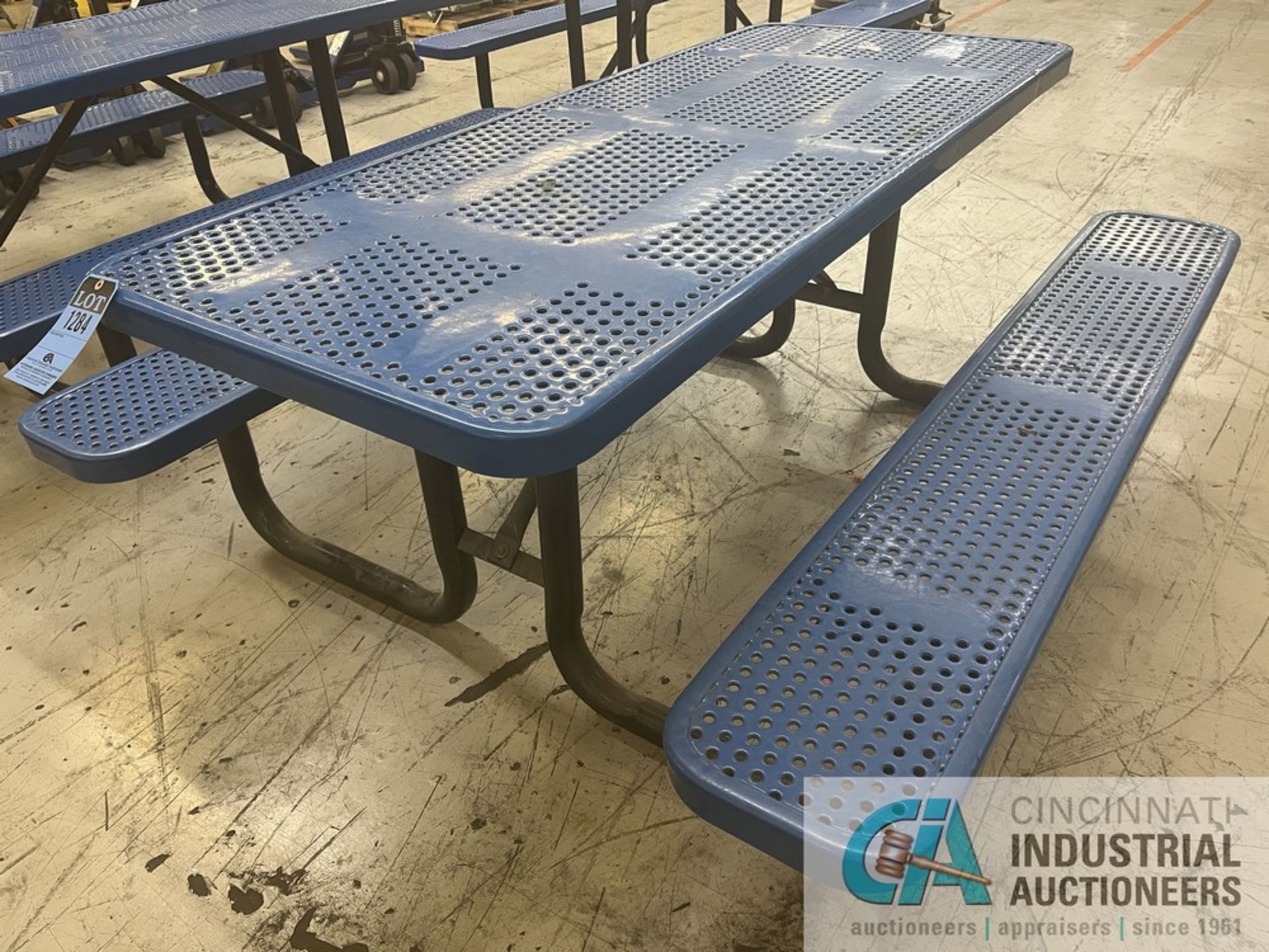6' COATED STEEL PICNIC TABLE
