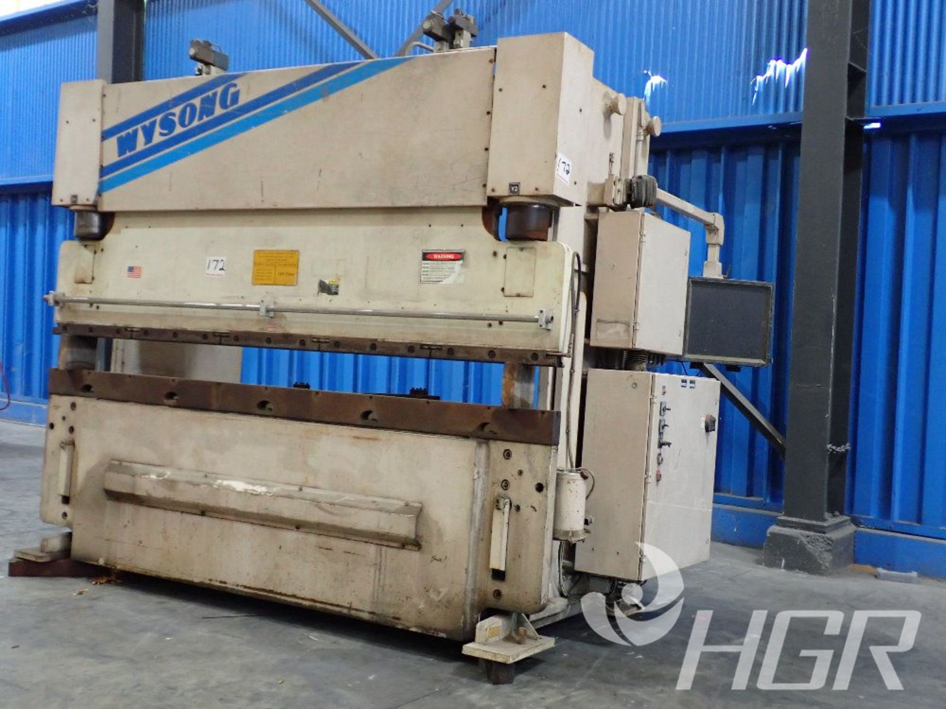 WYSONG CNC PRESS BRAKE, Model PHP100-120, Date: n/a; s/n HPB46-127-X, Approx. Capacity: 100 TON 10',