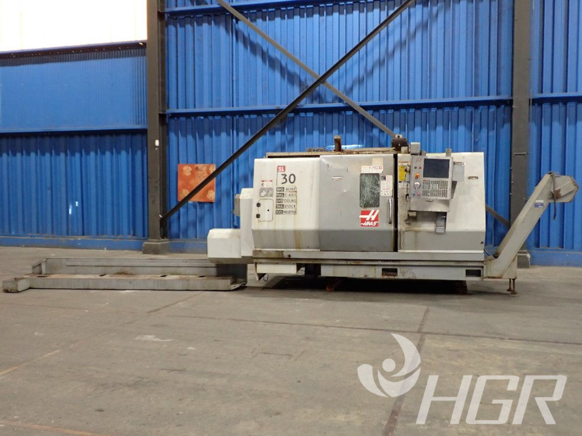 HAAS CNC LATHE, Model SL-30TB, Date: 2006; s/n 3074485, Approx. Capacity: n/a, Power: 3/50/60/208/ - Image 2 of 33