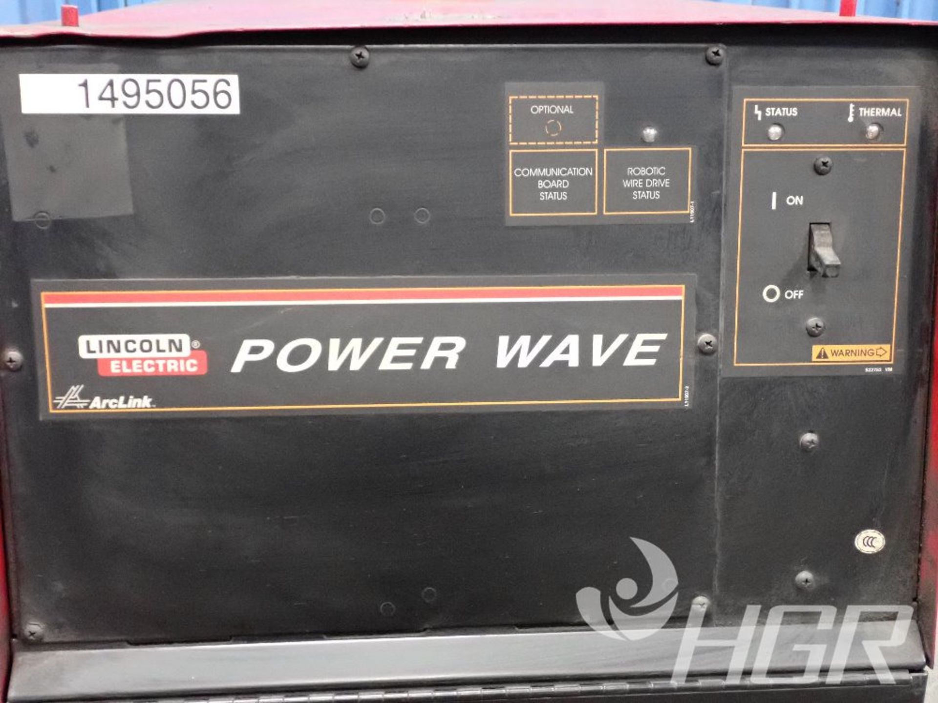 LINCOLN ELECTRIC WELDER, Model POWER WAVE 455M, Date: n/a; s/n SPLC4230441050709092, Approx. - Image 4 of 8