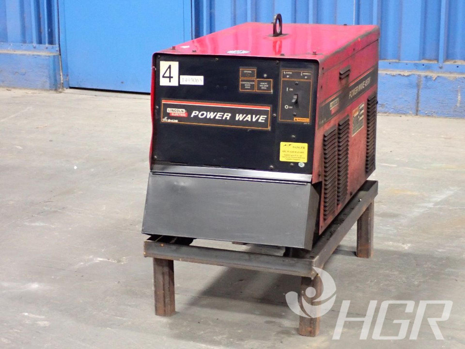 LINCOLN ELECTRIC WELDER, Model POWER WAVE 455M, Date: n/a; s/n SPLC42304401050804385, Approx. - Image 2 of 8