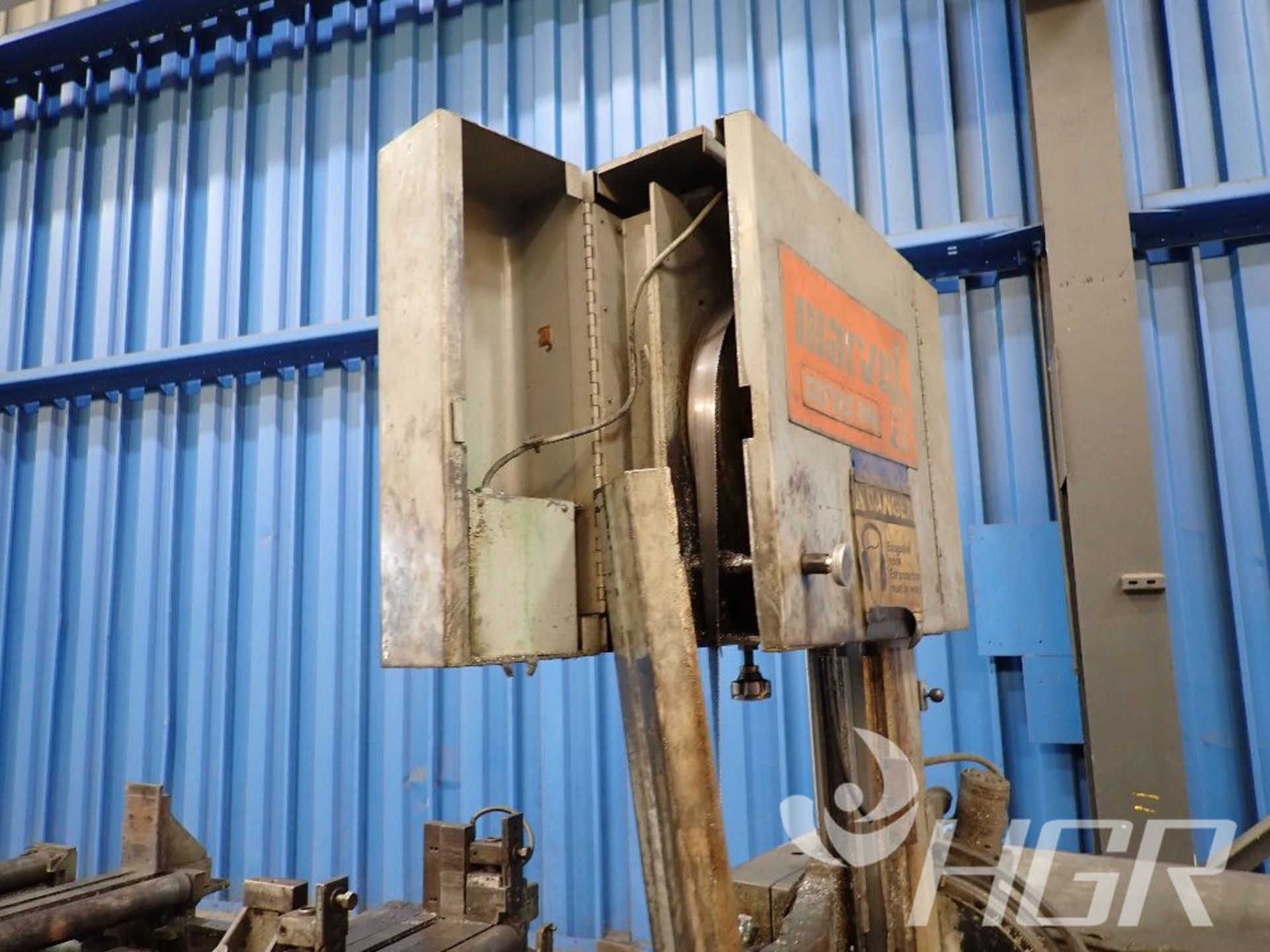 MARVEL VERTICAL BANDSAW, Model 81A, Date: n/a; s/n E-393910PC-W, Approx. Capacity: 18", Power: 3/ - Image 9 of 26