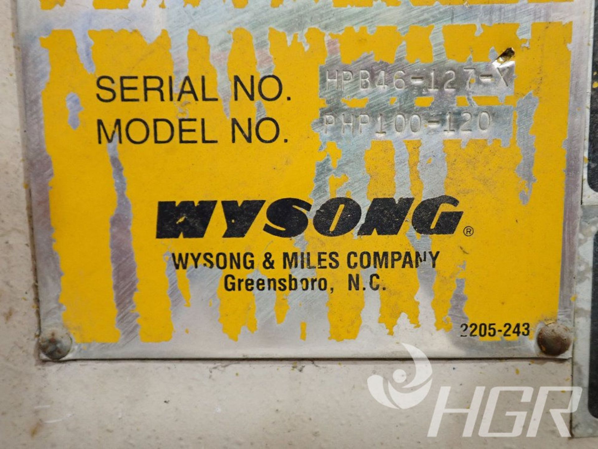WYSONG CNC PRESS BRAKE, Model PHP100-120, Date: n/a; s/n HPB46-127-X, Approx. Capacity: 100 TON 10', - Image 4 of 25