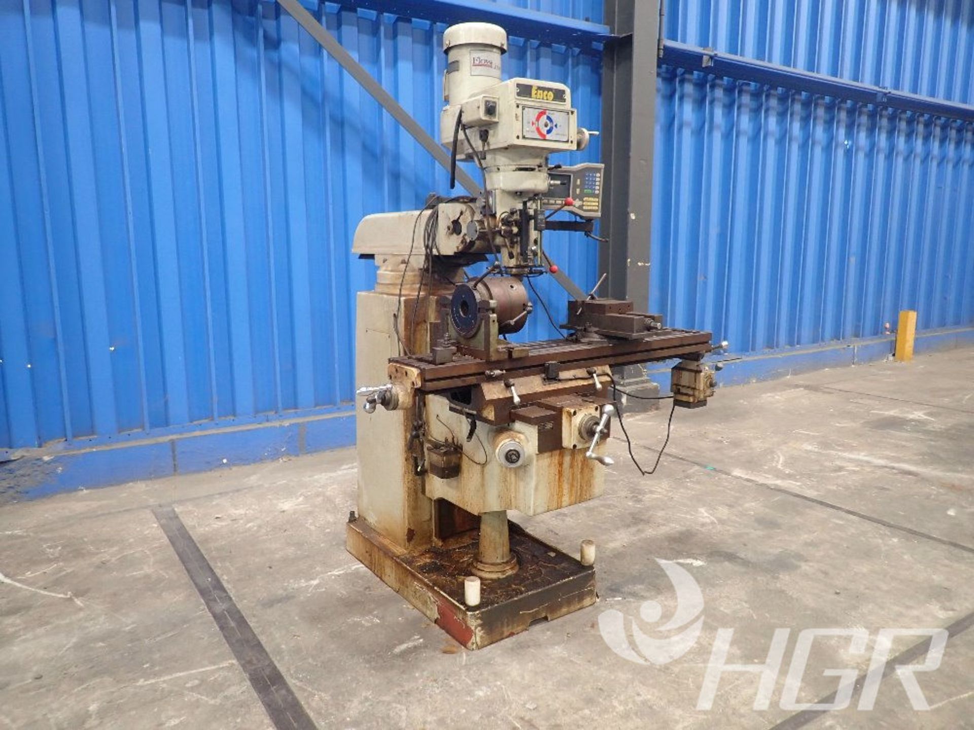 ENCO VERTICAL MILLING MACHINE, Model 100-159, Date: 2012; s/n 460678, Approx. Capacity: 10"X54',