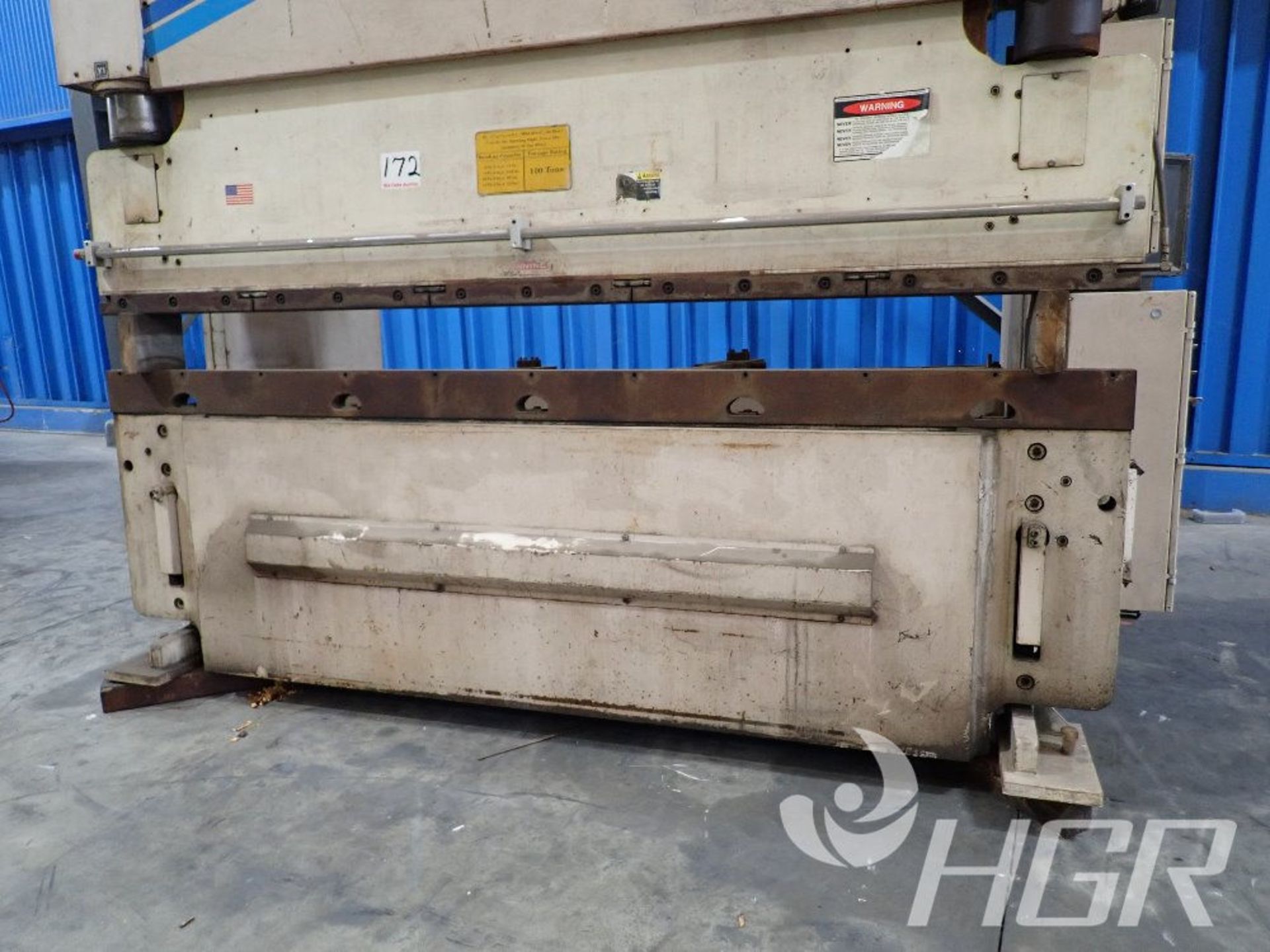 WYSONG CNC PRESS BRAKE, Model PHP100-120, Date: n/a; s/n HPB46-127-X, Approx. Capacity: 100 TON 10', - Image 5 of 25