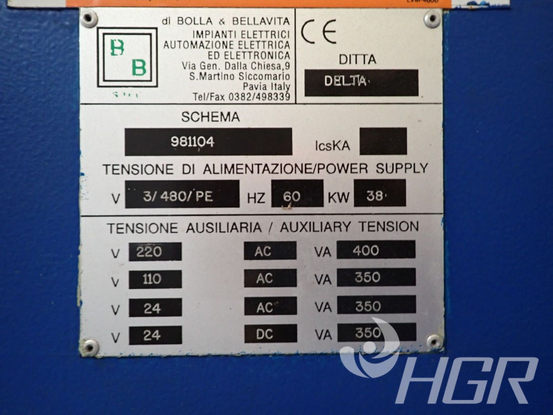 DELTA CNC SURFACE GRINDER, Model MAXI 2000/1000, Date: 2004; s/n 981104, Approx. Capacity: - Image 15 of 30