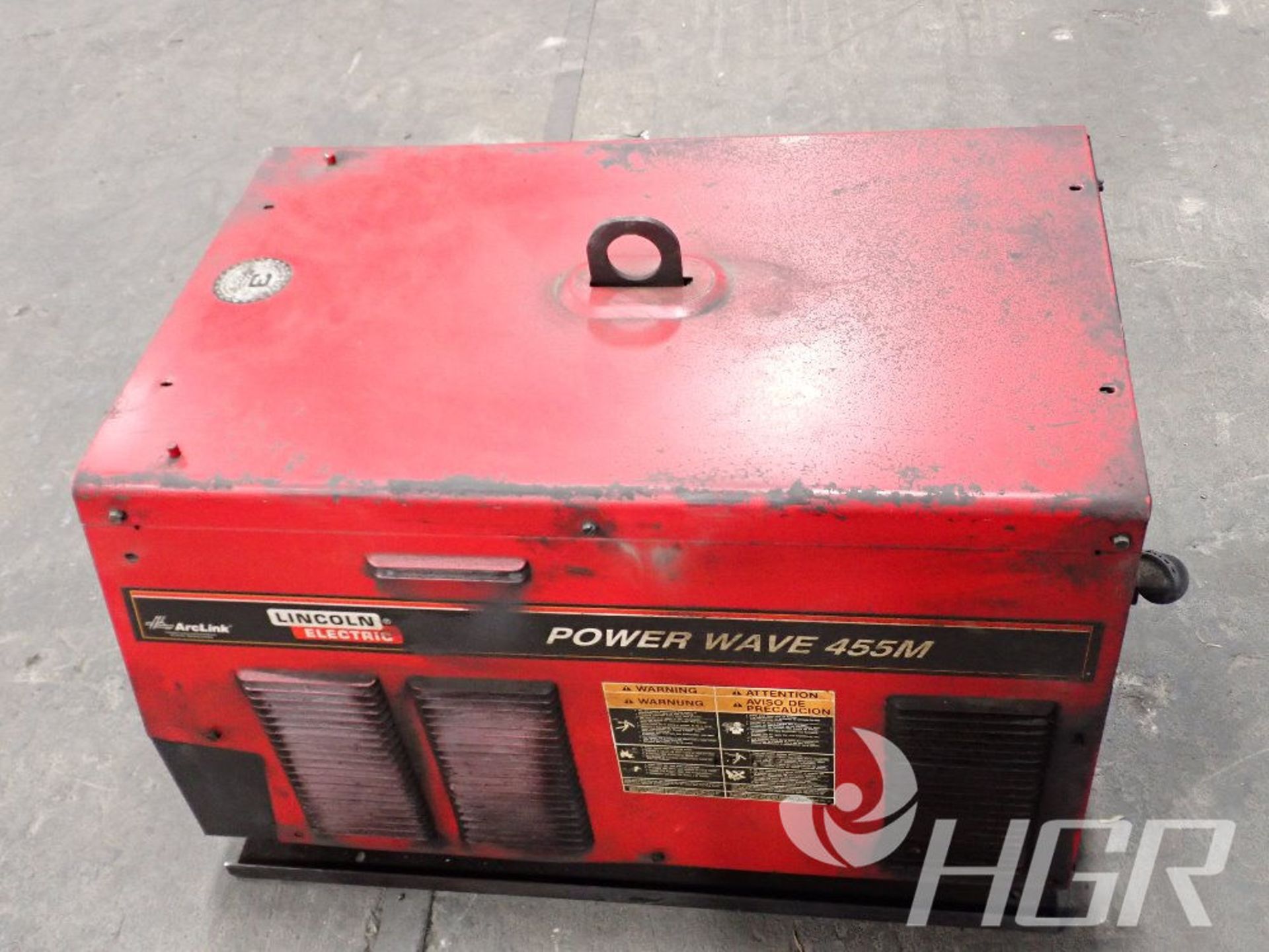 LINCOLN ELECTRIC WELDER, Model POWER WAVE 455M, Date: n/a; s/n SPLC4230441050709092, Approx. - Image 7 of 8