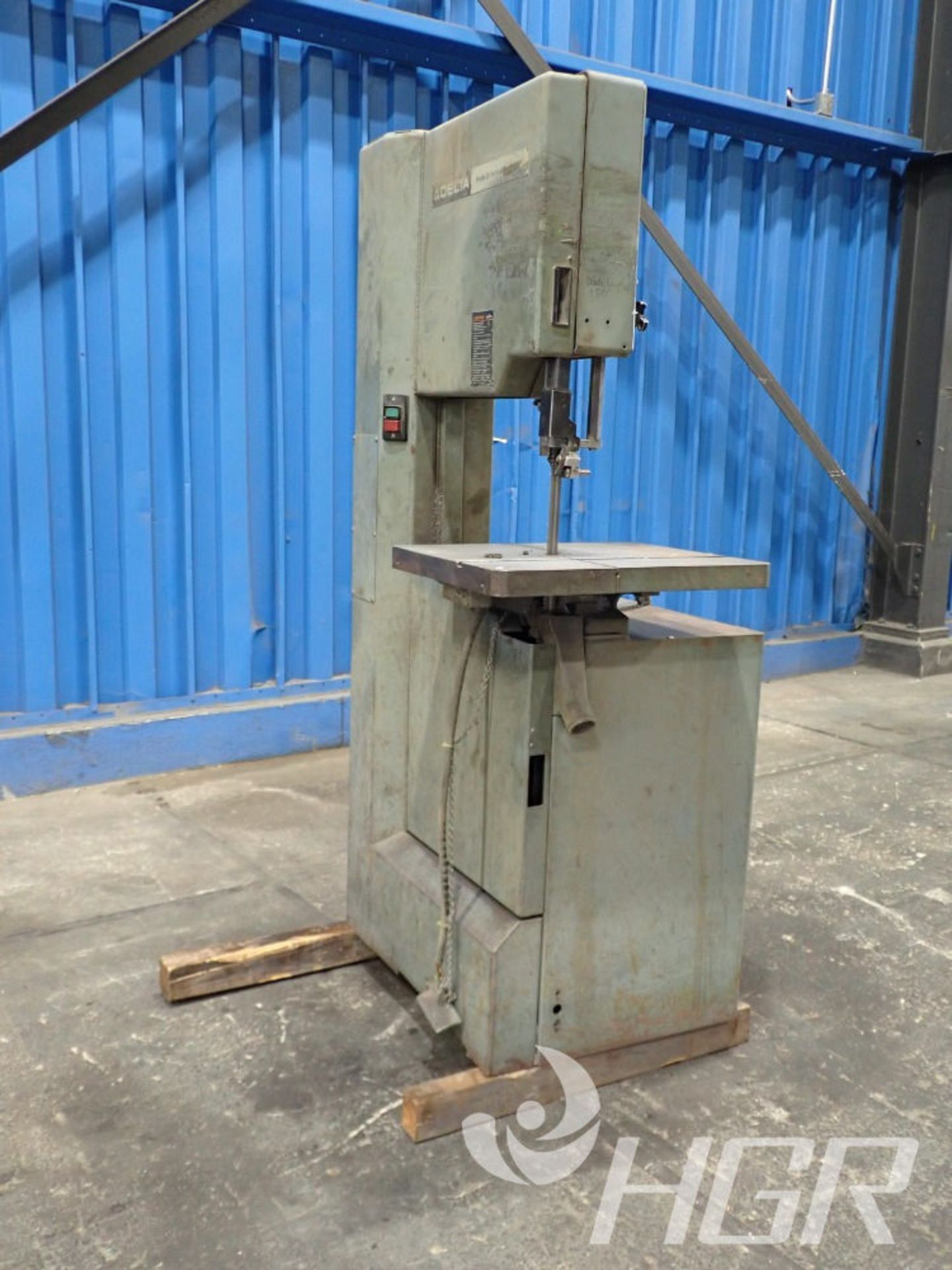 DELTA VERTICAL BAND SAW , Model 28-654, Date: n/a; s/n 88FA2262, Approx. Capacity: 20X8, Power: 3/