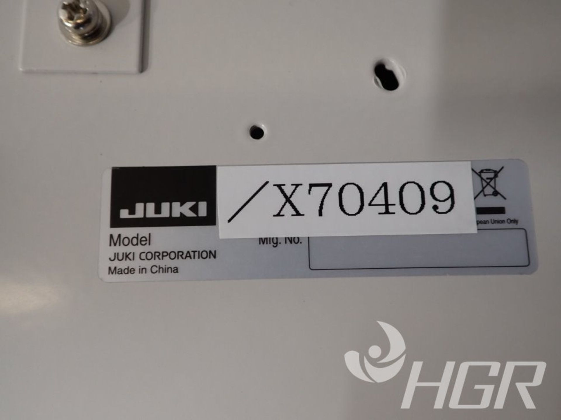JUKI SEWING MACHINE, Model PLC-1691, Date: n/a; s/n 3P0MJ00010, Approx. Capacity: n/a, Power: n/a, - Image 20 of 25