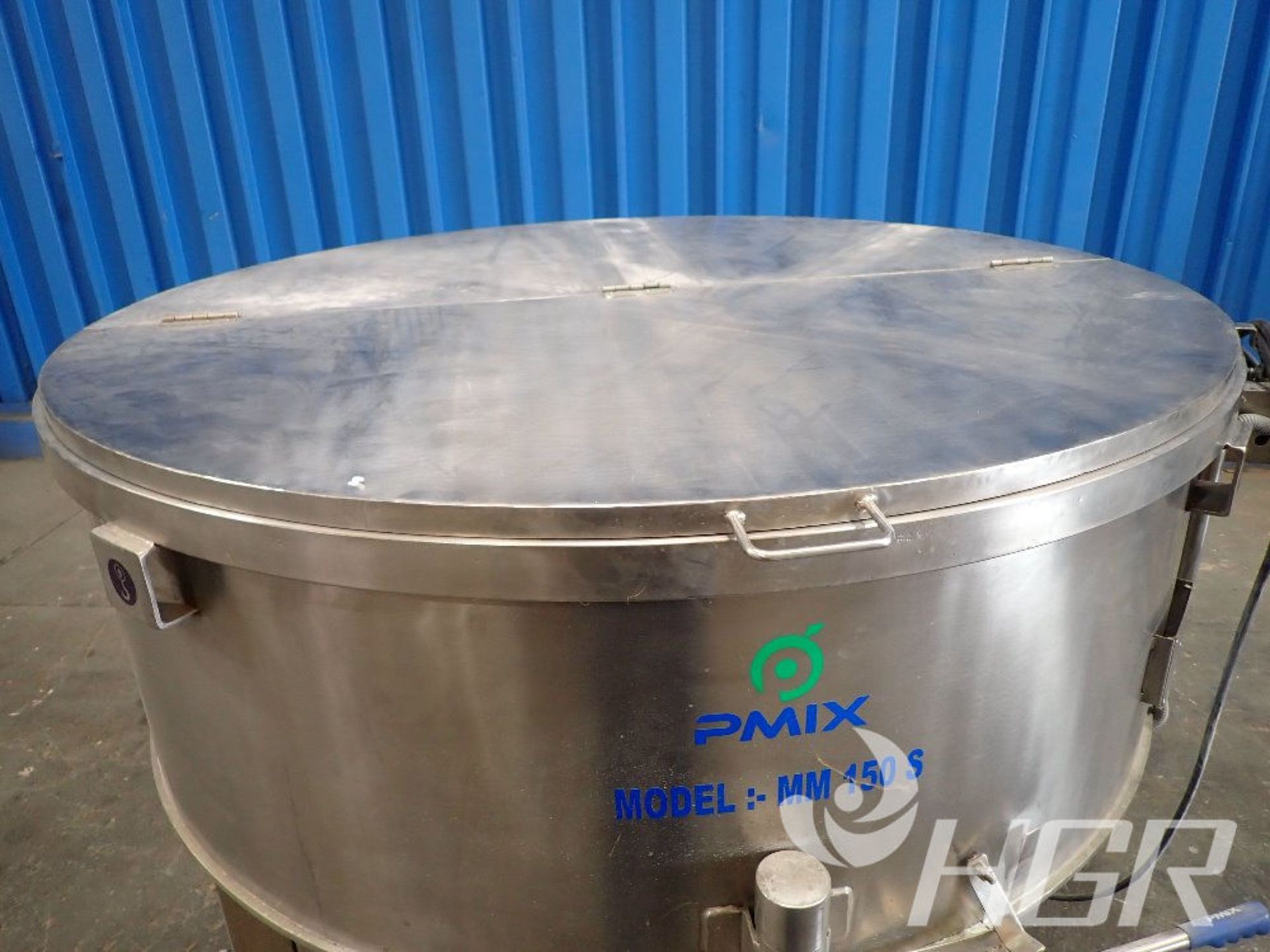 PLEDGE INTERNATIONAL MULLER MIXER, Model MM 150 S, Date: 2021; s/n 1120, Approx. Capacity: 60X60X19, - Image 12 of 18