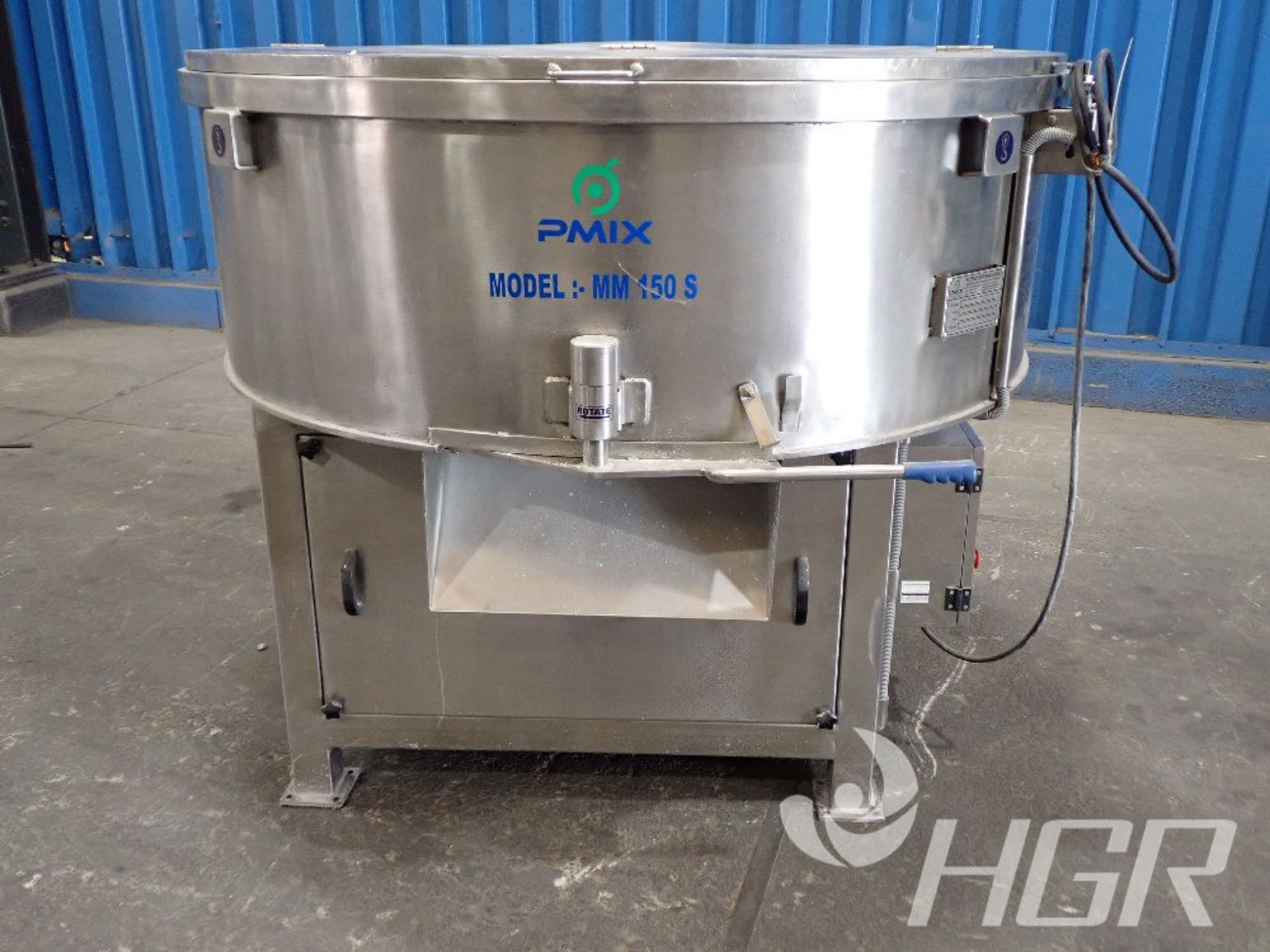 PLEDGE INTERNATIONAL MULLER MIXER, Model MM 150 S, Date: 2021; s/n 1120, Approx. Capacity: 60X60X19, - Image 2 of 18