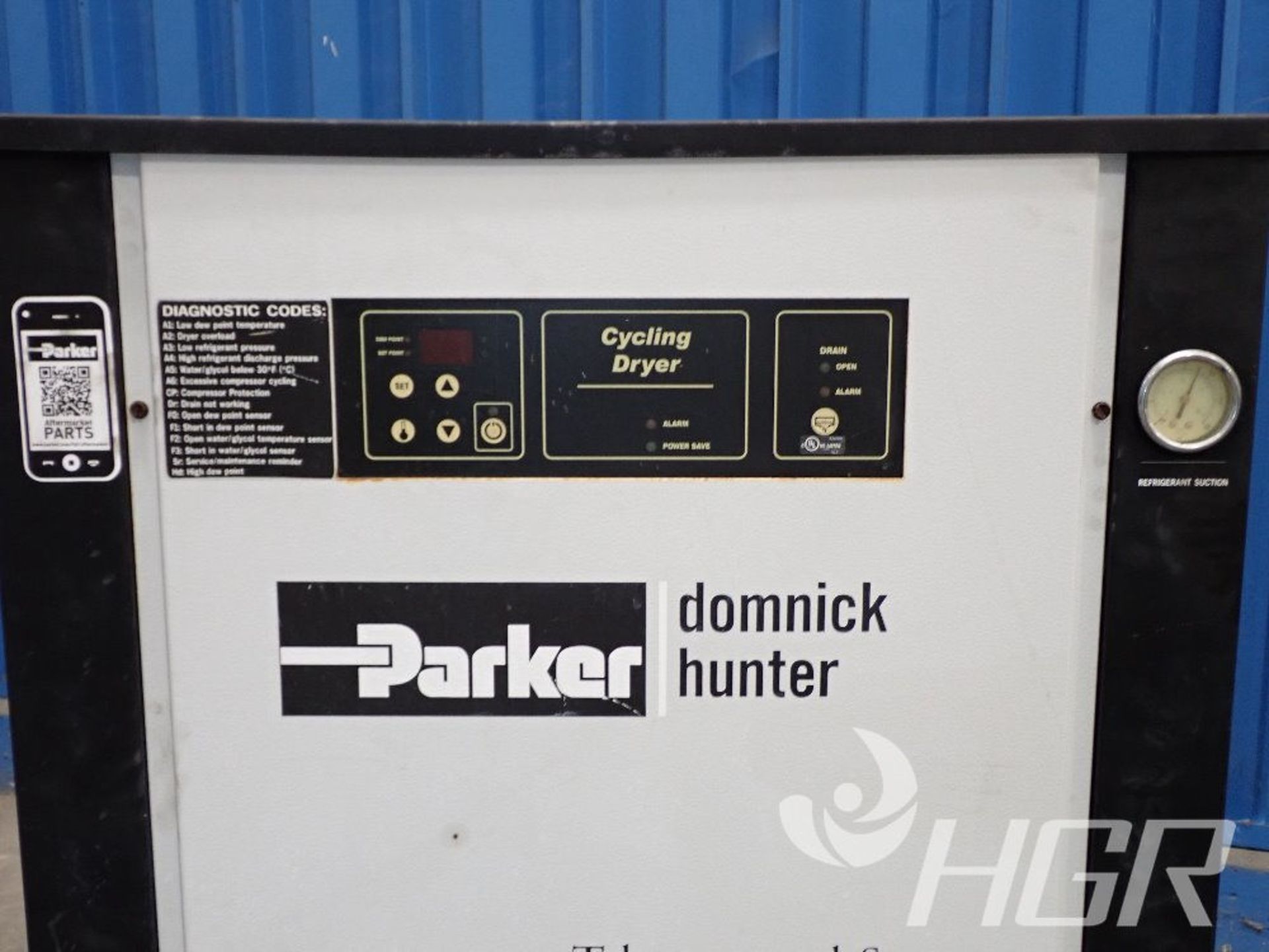 PARKER AIR DRYER, Model TMS0325-A4-F1, Date: n/a; s/n 141005301, Approx. Capacity: 325SCFM, Power: - Image 3 of 9