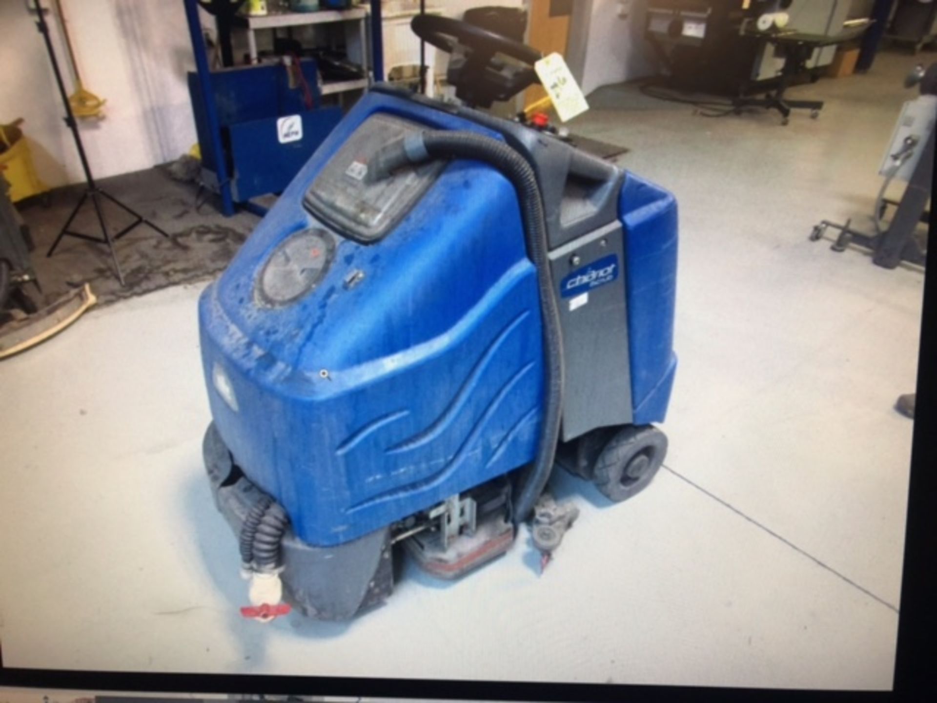 WINDSOR FLOOR SCRUBBER MOD: CS24, WITH BATTERY CHARGER, SN: 10060210000167 * LOCATED AT 8401 RAY