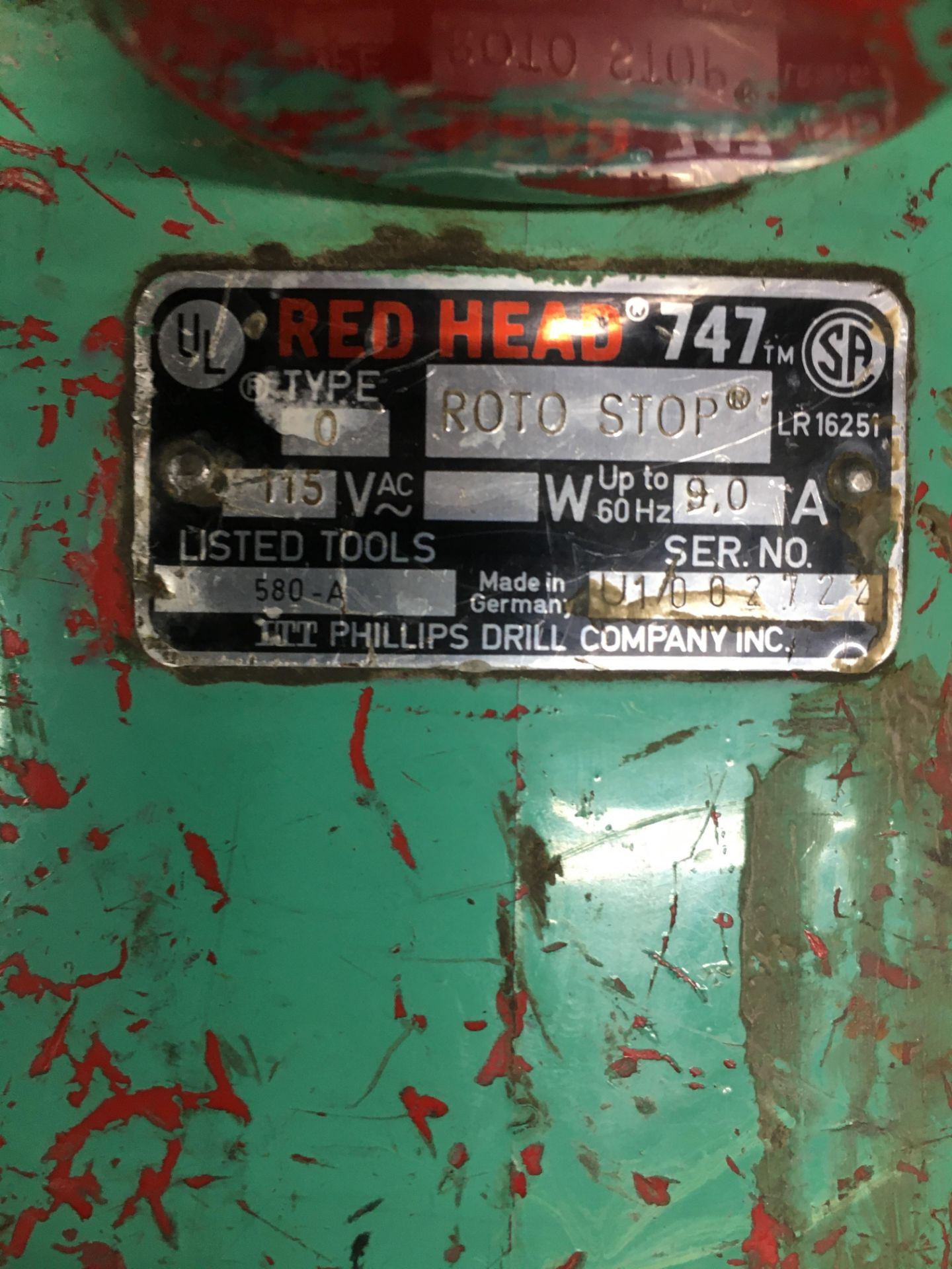 Red Head 747 Roto Stop Hammer Drill - Image 2 of 2