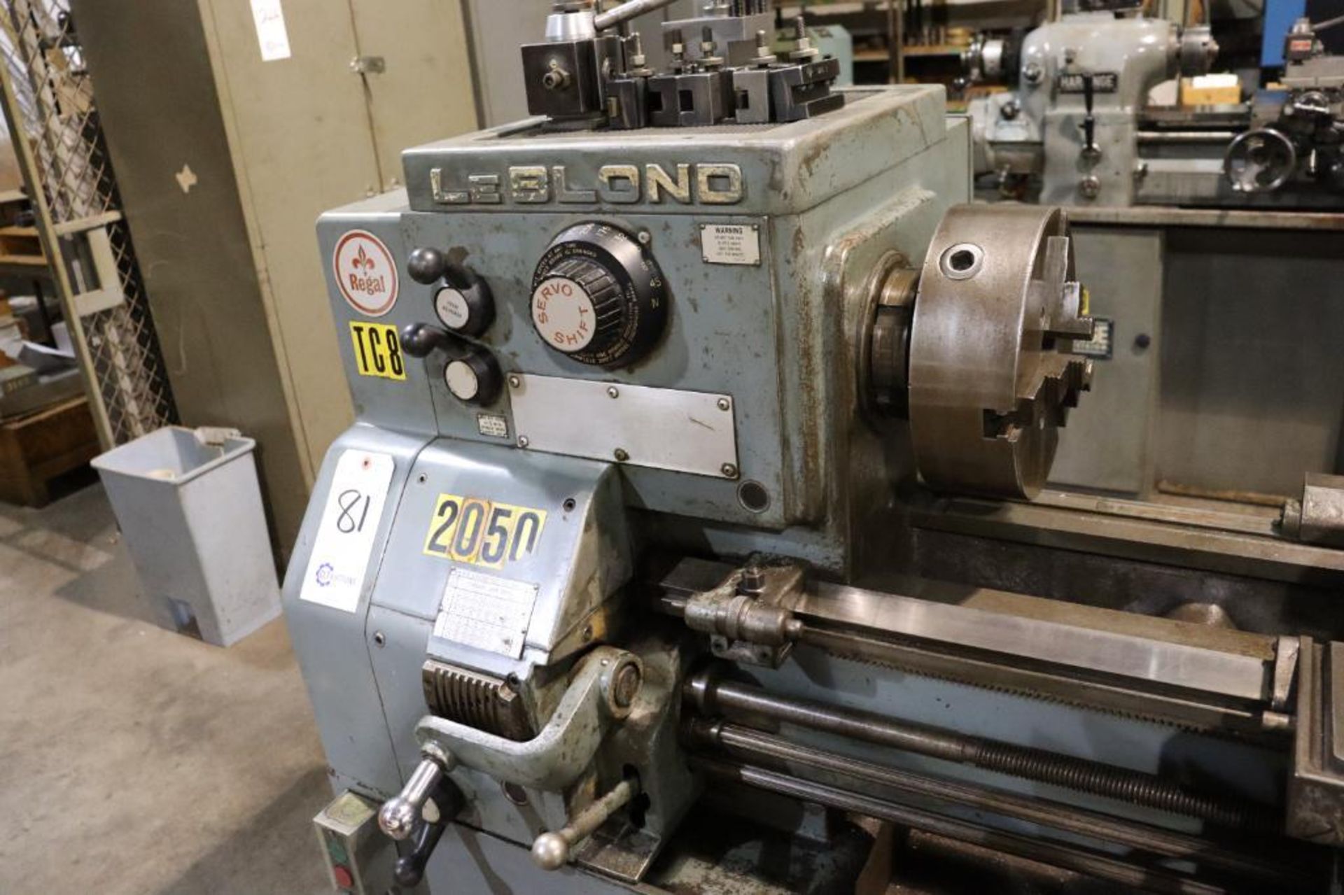 LeBlond Regal 15" x 30" servo shift engine lathe - Image 8 of 22