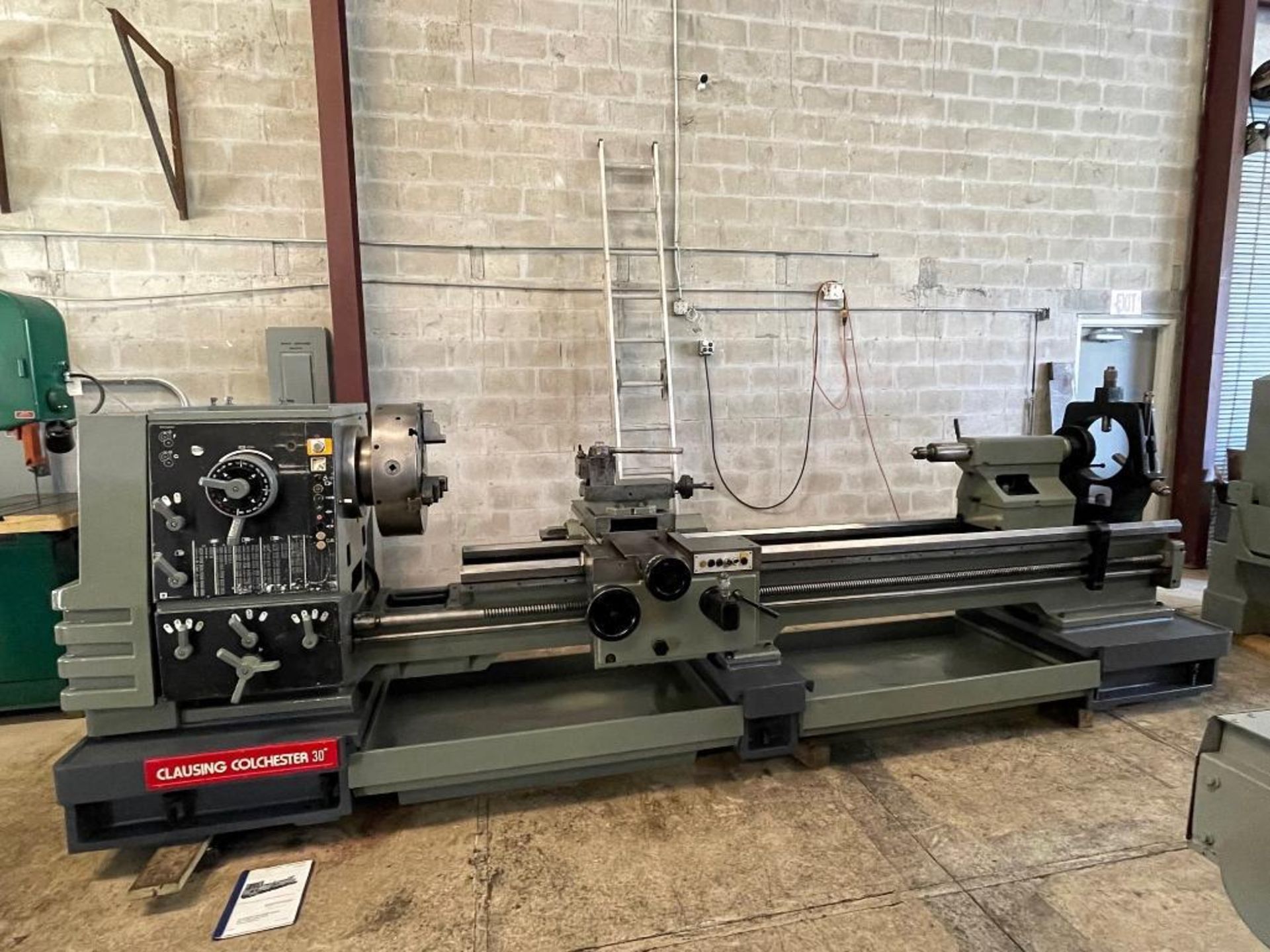 Clausing Colchester 30"/41" x 120" gap bed lathe