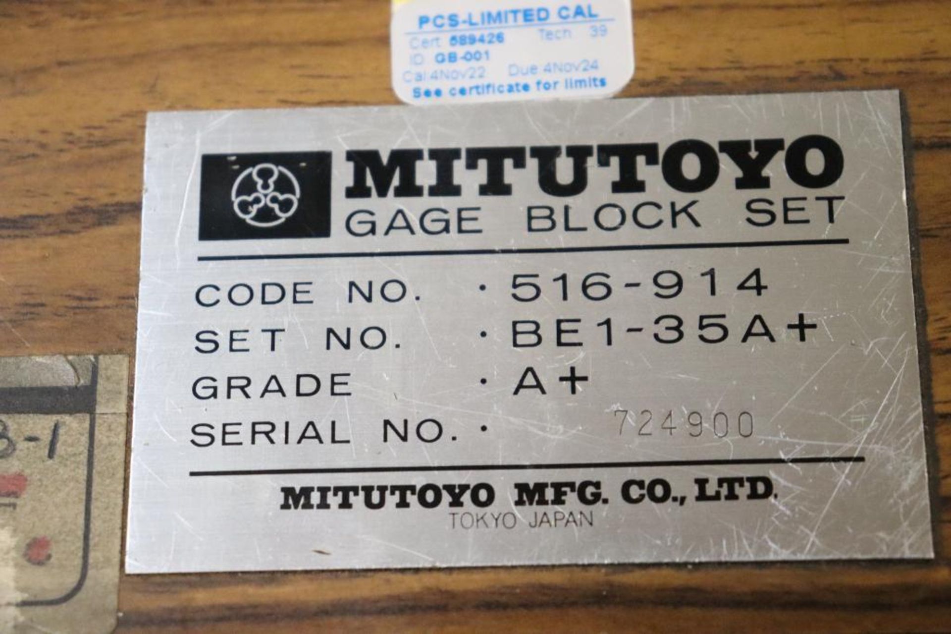 Mitutoyo gauge blocks w/ precision ball bearings - Image 2 of 6