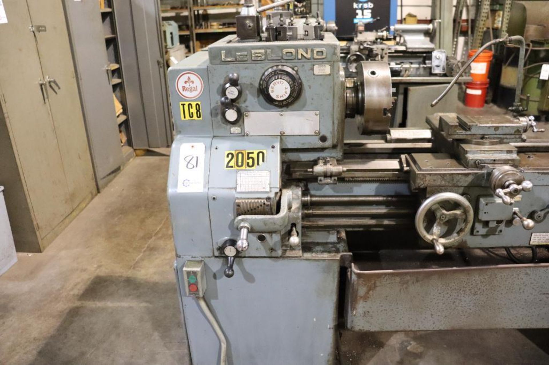 LeBlond Regal 15" x 30" servo shift engine lathe - Image 4 of 22