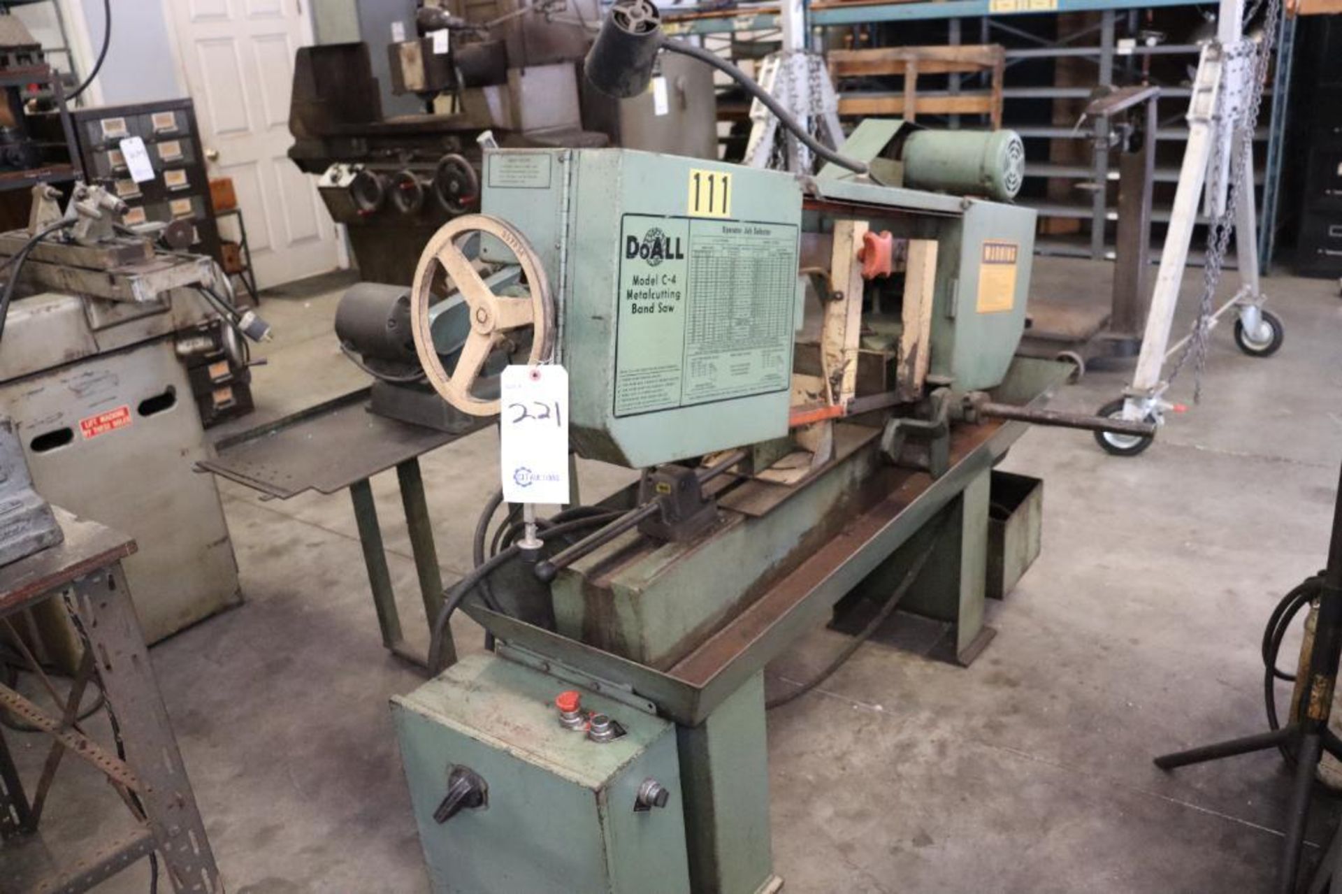 DoAll C-4 12" x 9" horizontal band saw