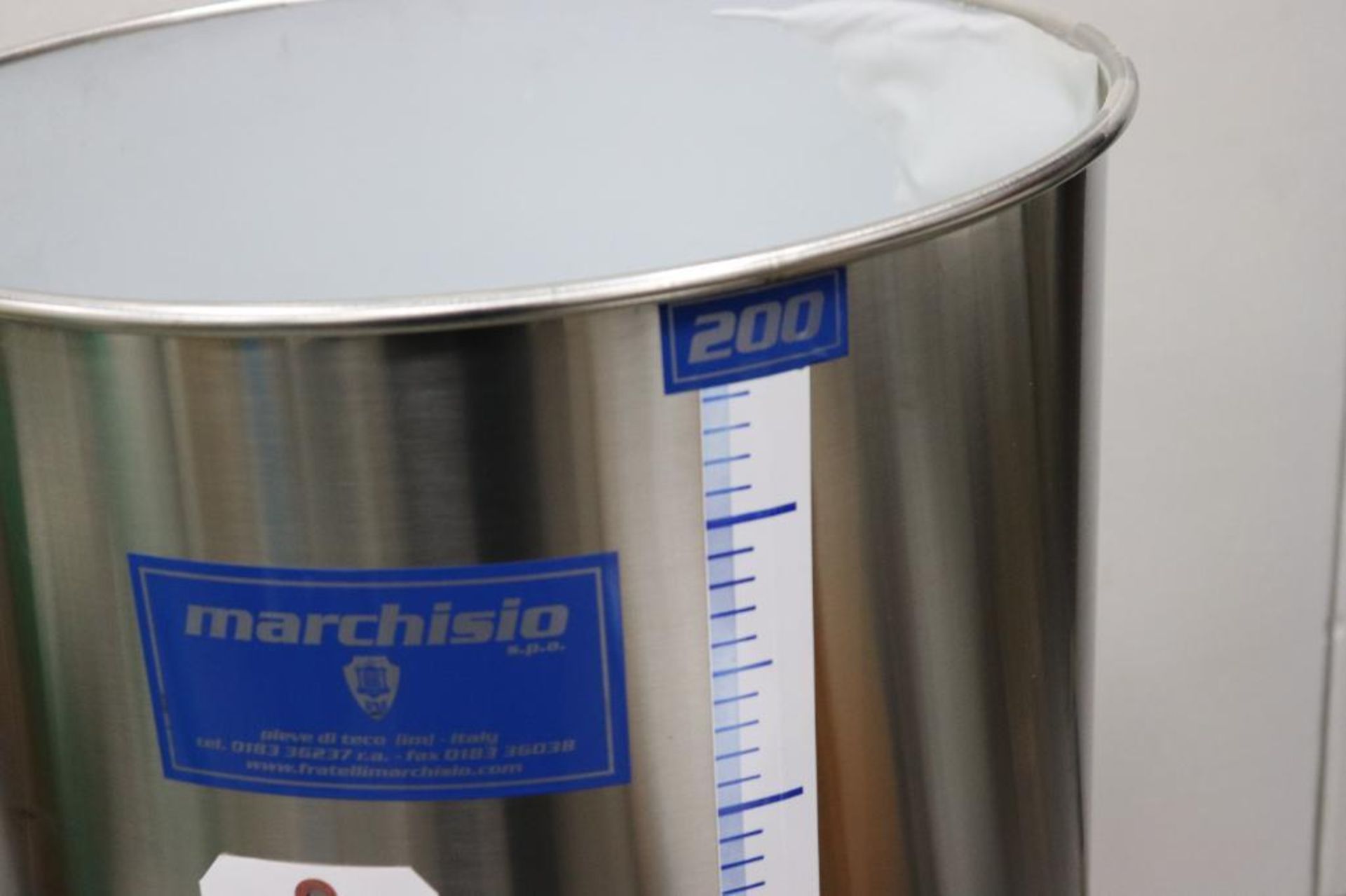 Marchisio 200 L variable capacity fermenting tank - Image 4 of 7