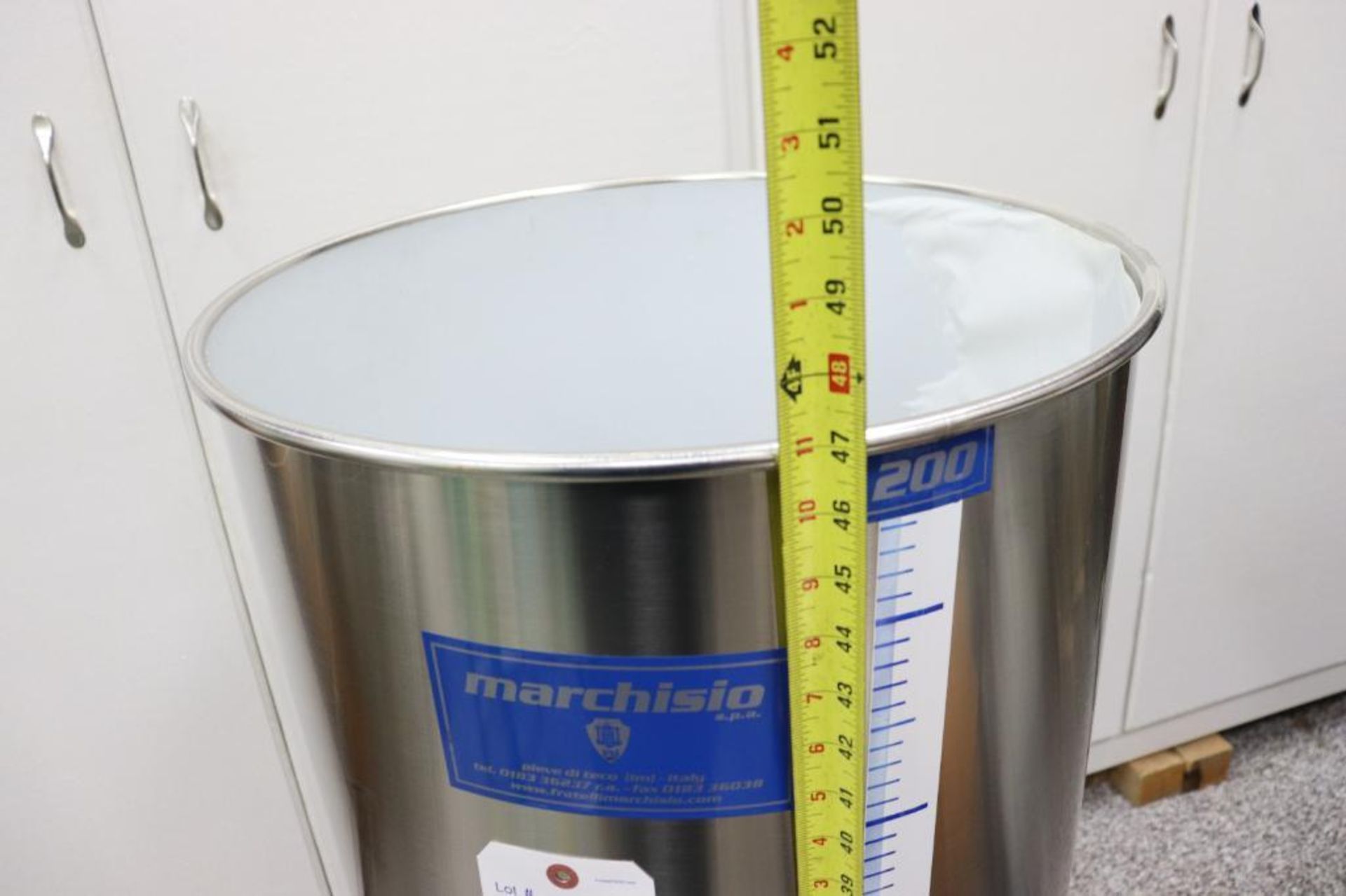 Marchisio 200 L variable capacity fermenting tank - Image 7 of 7