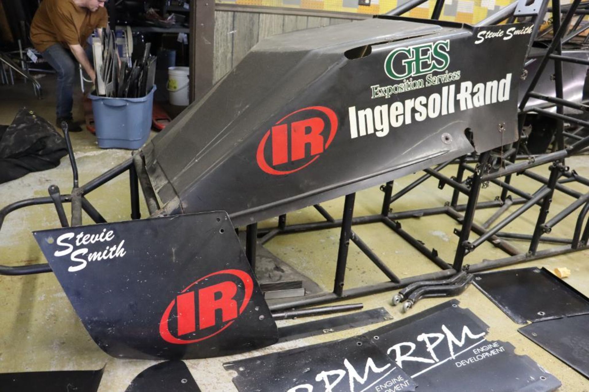 Smith Ingersoll-Rand sprint car w/ body panels & components - Image 4 of 27