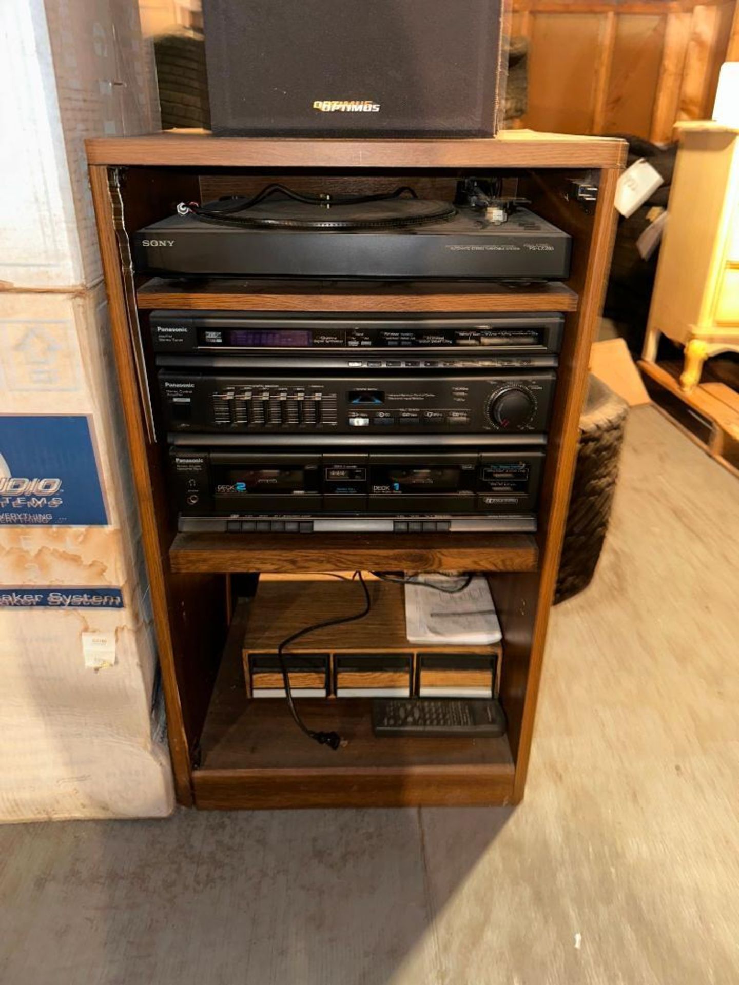 Vintage Sony stereo system w/ speakers - Image 6 of 9