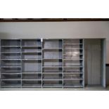 Penco steel shelving, 5 sections