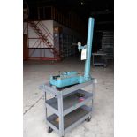 Illitron 2275 gear rolling instrument w/cart