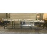 163 In. Electric Roller Conveyor