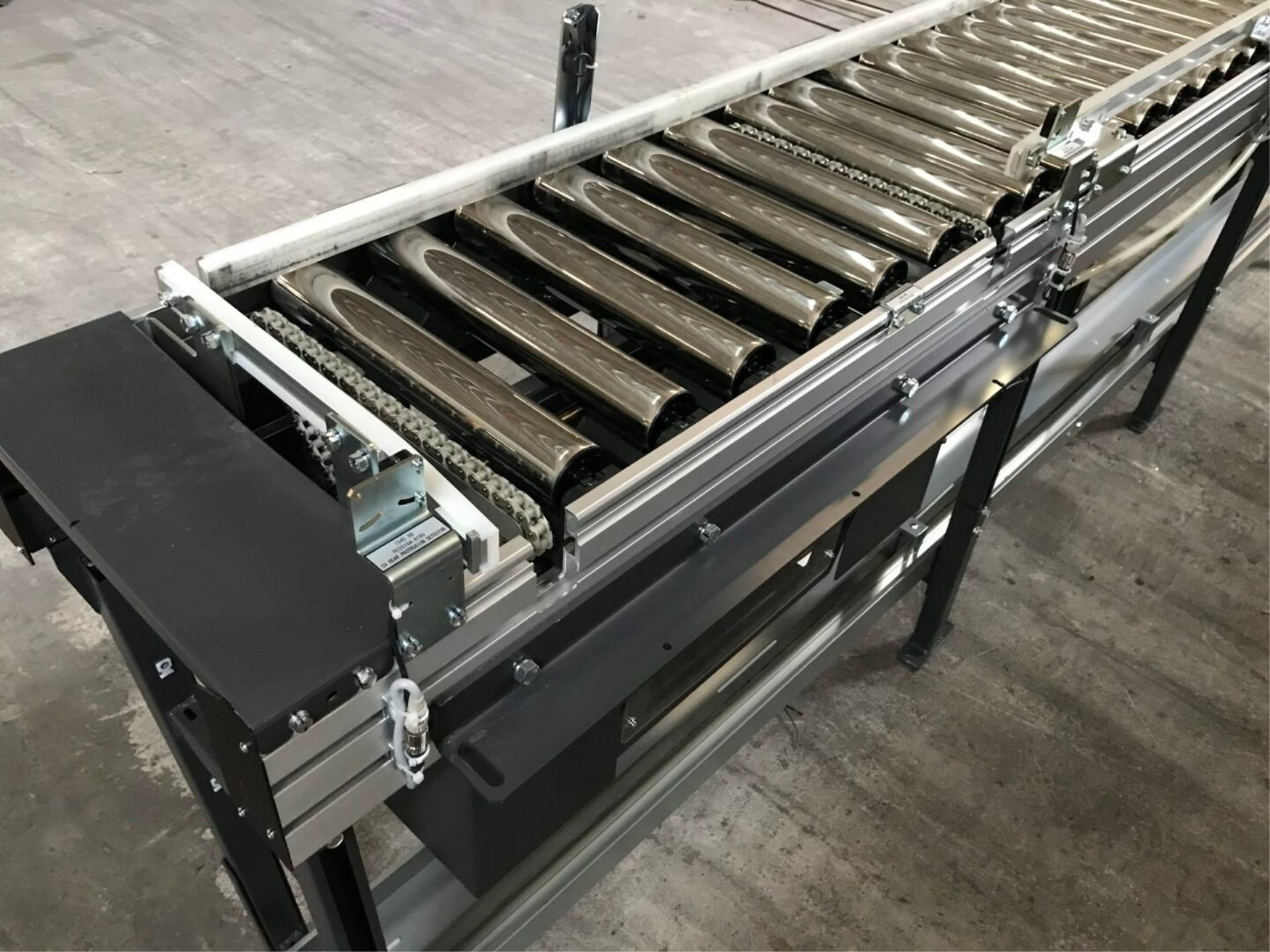 134 In. Industrial Roller Conveyor - Image 3 of 13