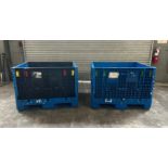 (2) Knockdown Crates