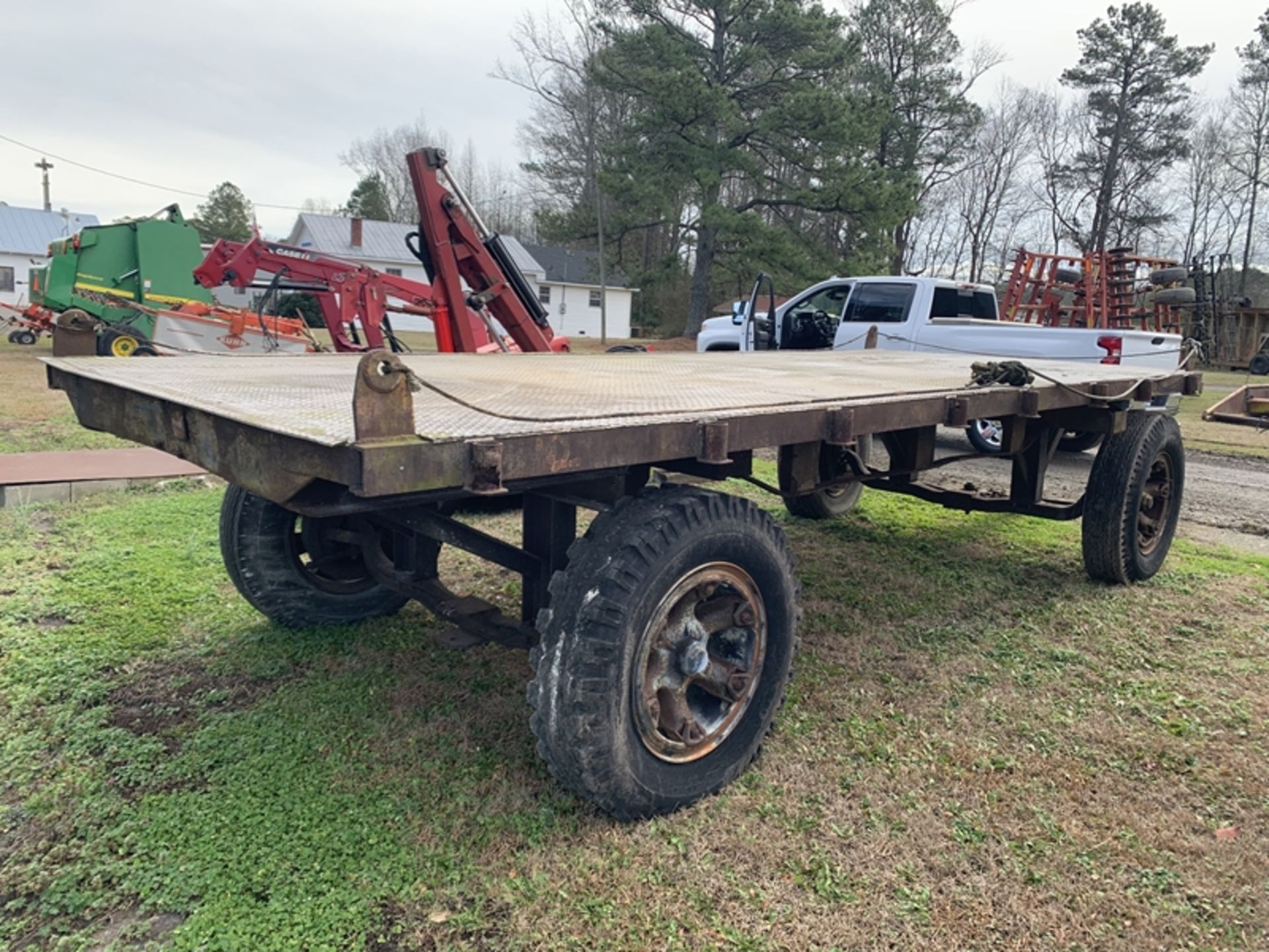 Steel flat top trailer - Image 3 of 4