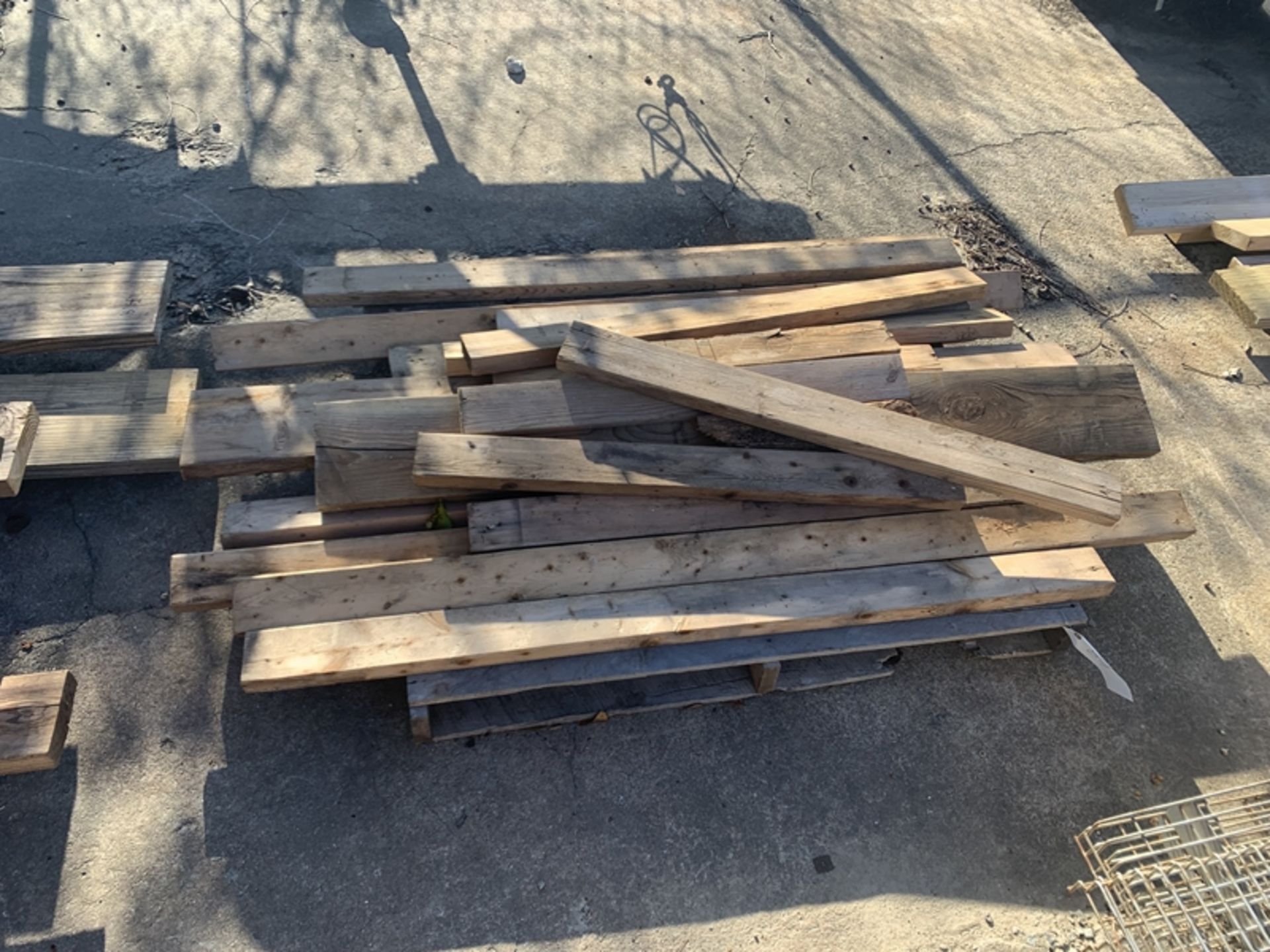 Pallet of lumber