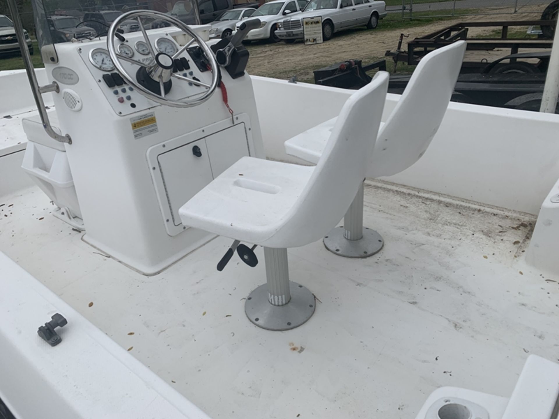 2003 SEA PRO 170 17' fiberglass center console with Yamaha 115 and trailer - HULL ID - PIOLB978K203 - Image 6 of 9