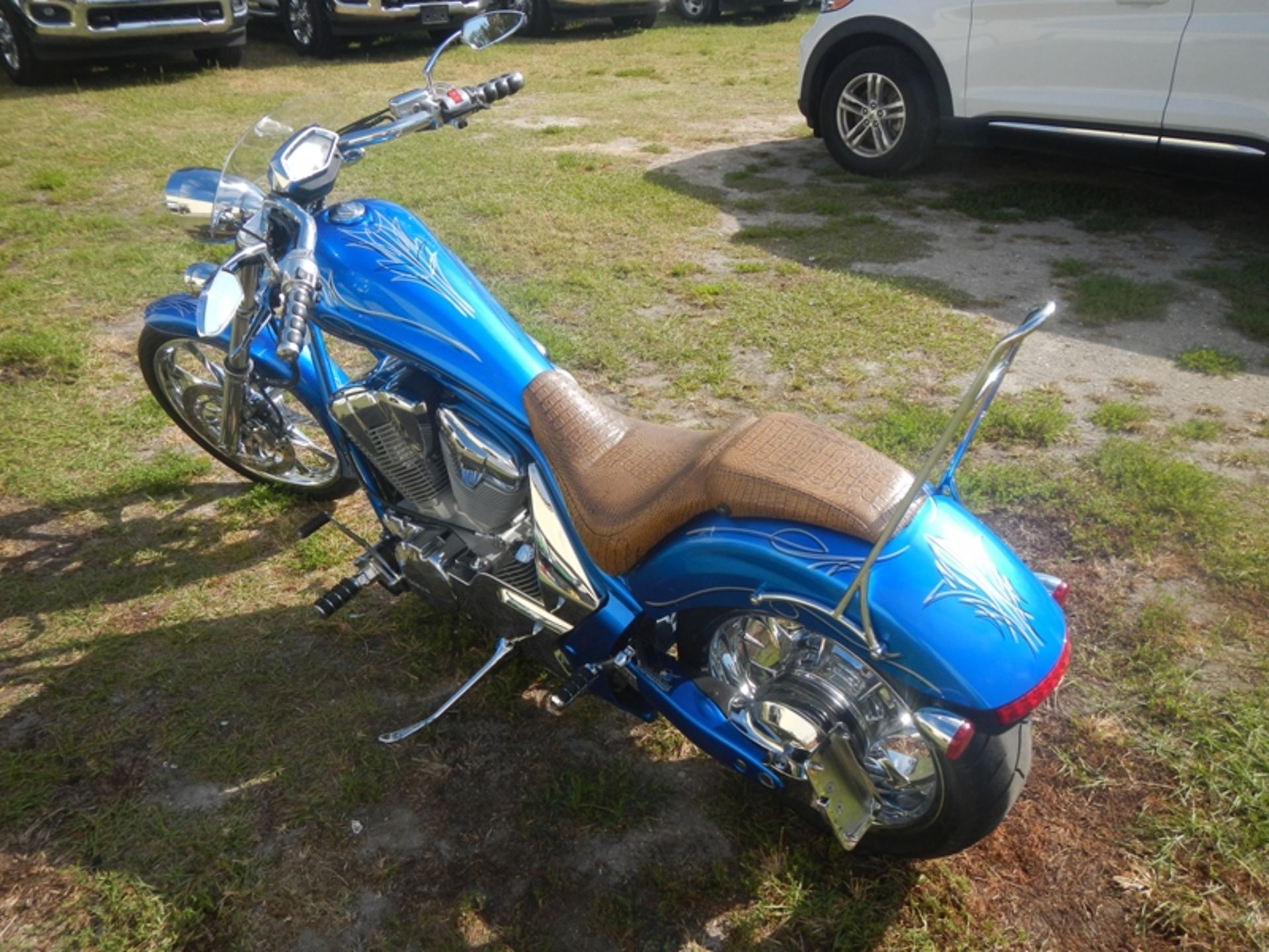 2010 HONDA Fury 1300 VTX custom motorcycle - 27,048 miles - JH2SC6106AK000129 - Image 4 of 4