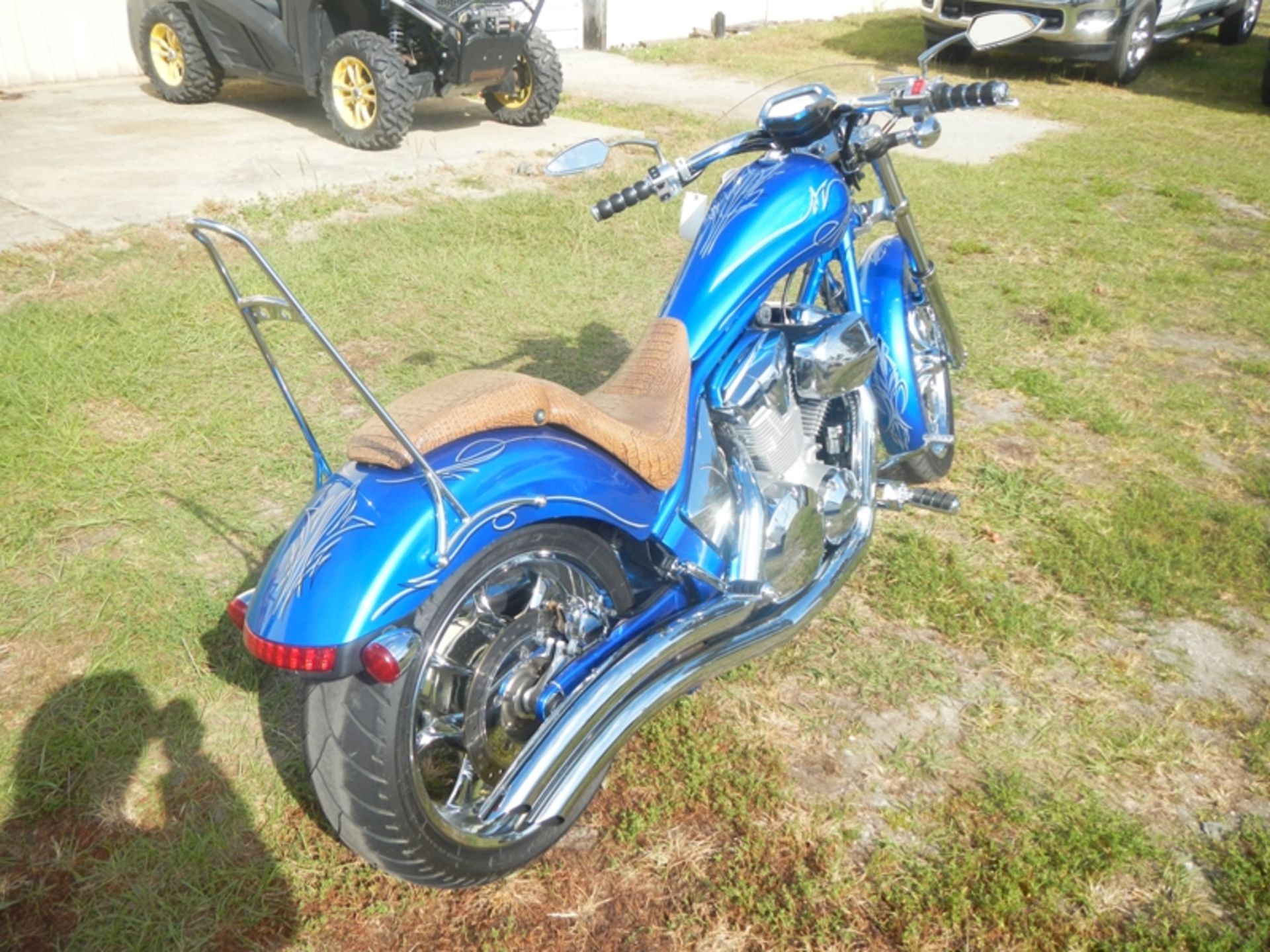 2010 HONDA Fury 1300 VTX custom motorcycle - 27,048 miles - JH2SC6106AK000129 - Image 3 of 4