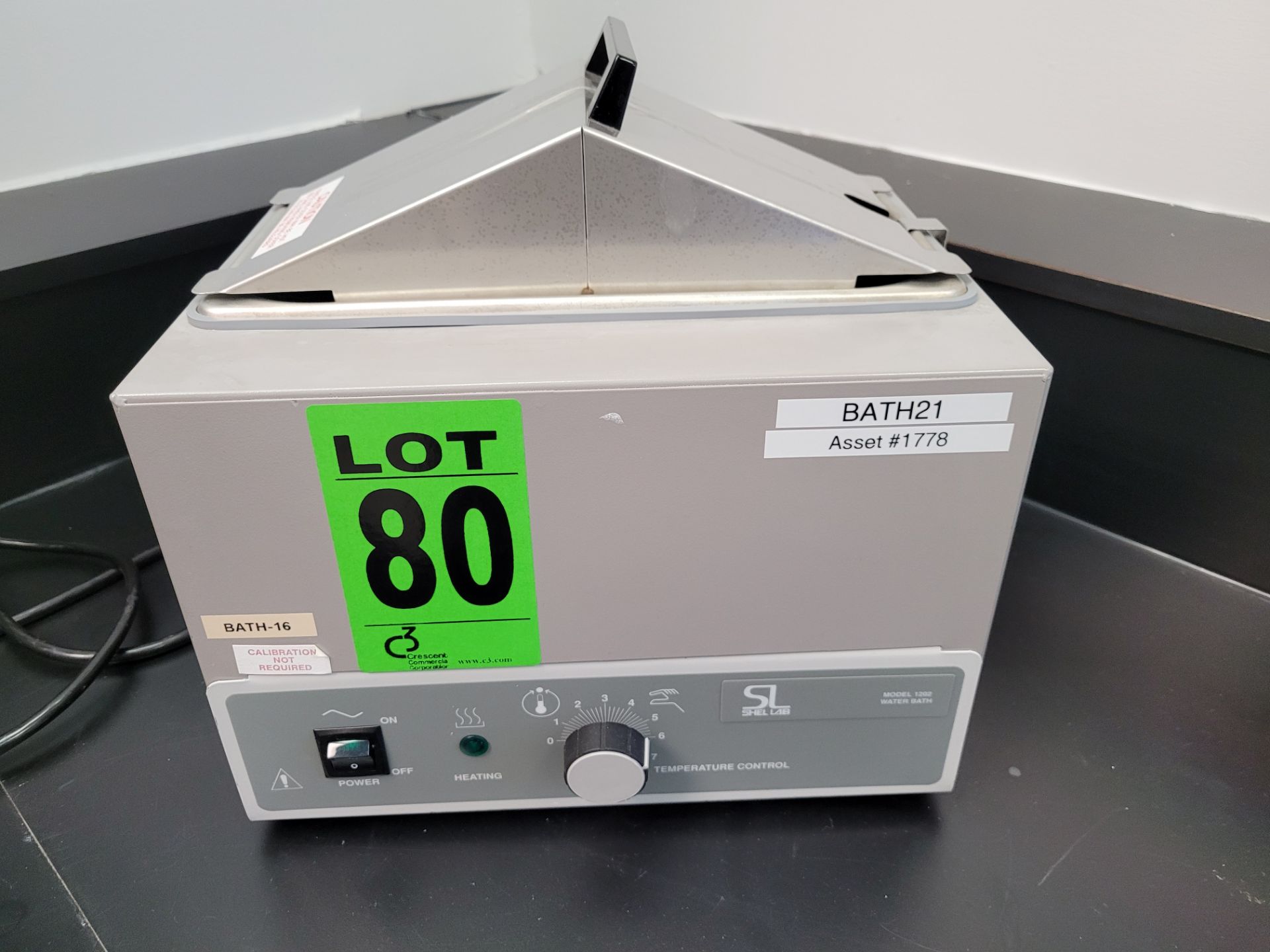 SHELL LAB mod. 1202, no. 9020894, ser. 0200799 120V, Hz 50/60