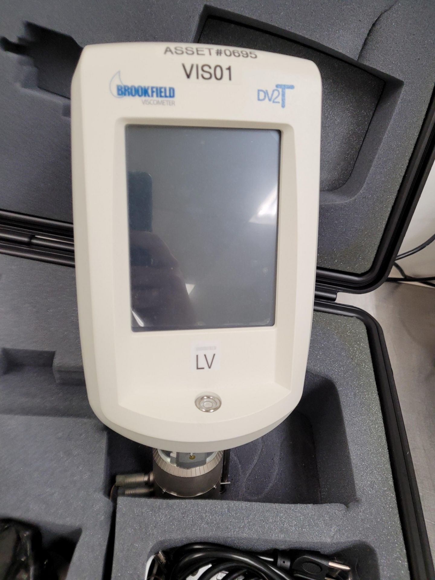 BROOKFIELD mod. DV2T Touch-Screen Viscometer with case and contents, ser. 8669764 - Image 4 of 8