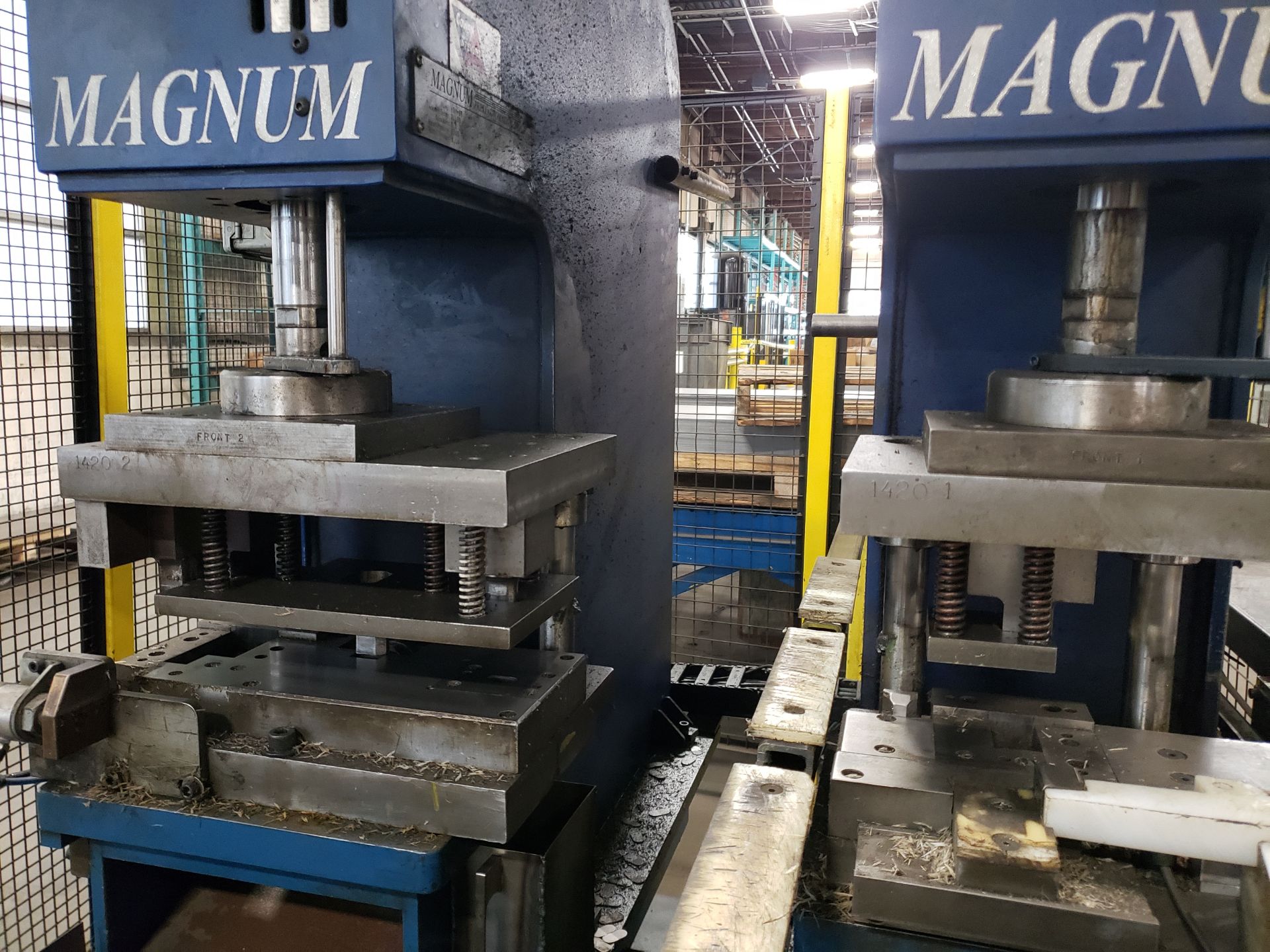 4-Head MAGNUM Punch Press System w/ (4) mod. HBH-6B, 6.14T C-Frame Hyd. Punch Presses, 12" x 14" Bed - Image 12 of 14