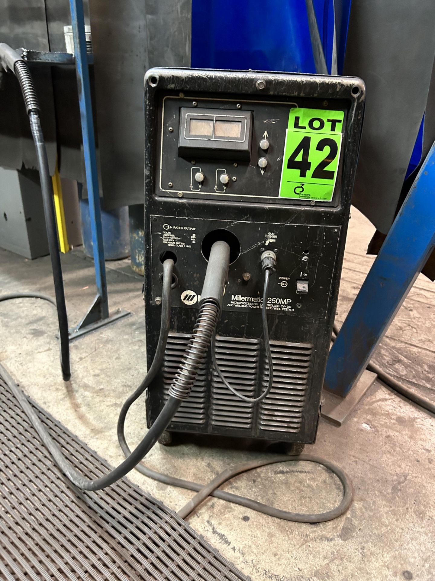 MILLER MIG welder mod. MILLERMATIC 250MP, CV/DC welding power source/wire feeder