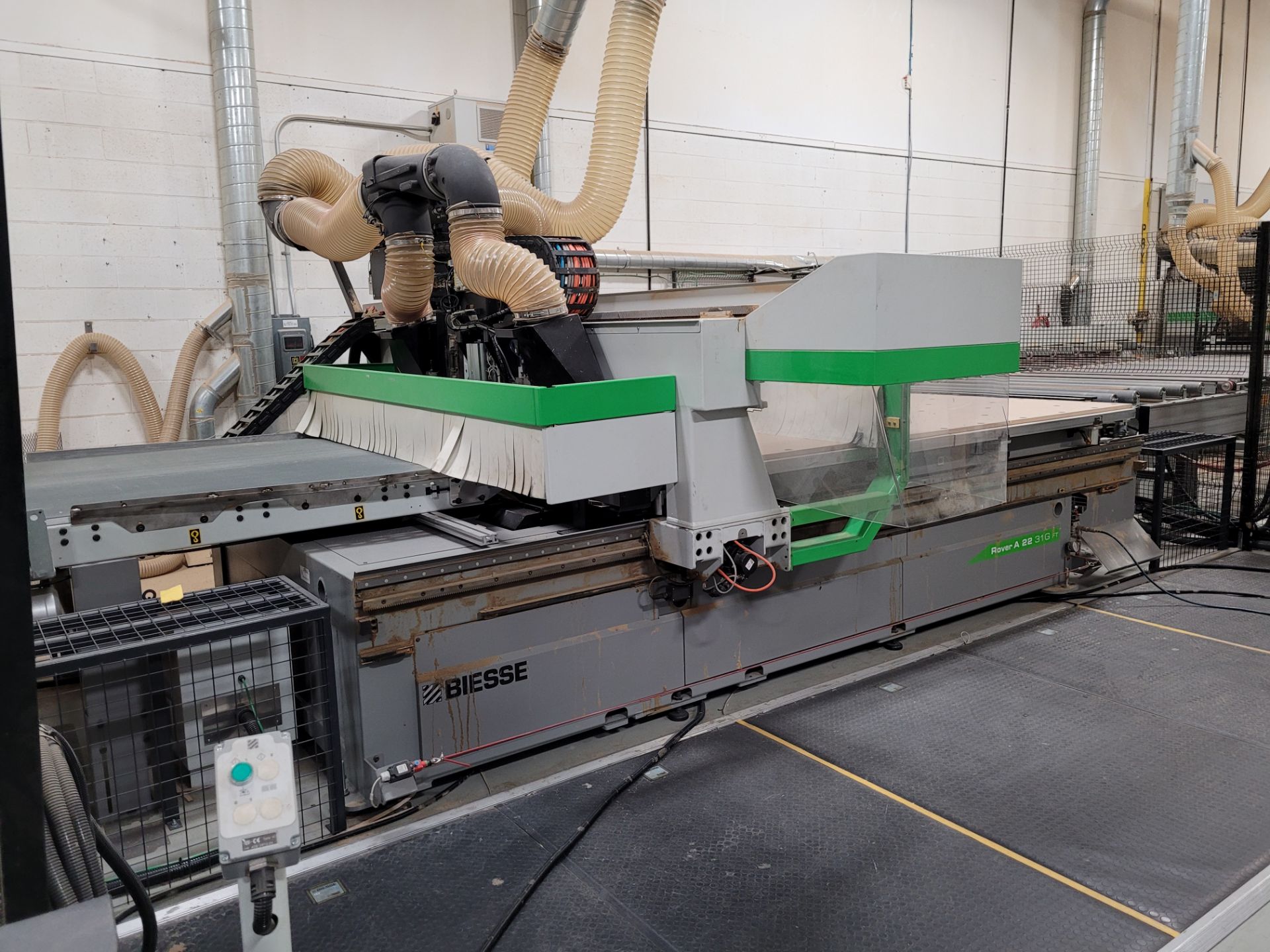 2011 BIESSE Flat Table CNC Router mod. Rover-A-22-31-GFT, 2200mm x 3100mm, ser. 45941 w/ CNC Control - Image 2 of 8