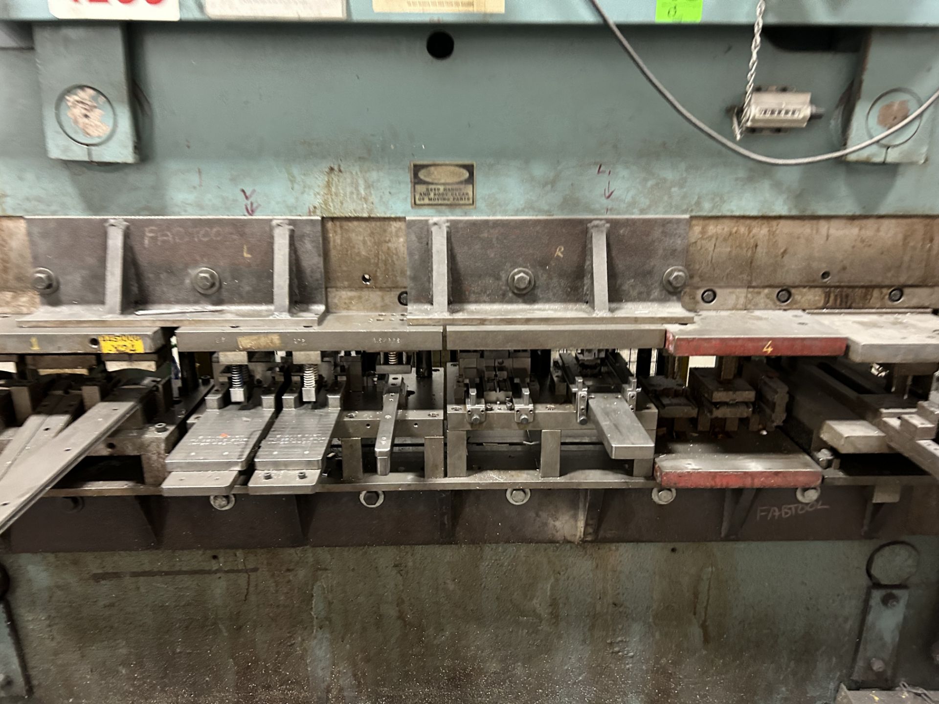 PIRANHA / ALLSTEEL 65 Ton x 8' hydraulic press brake mod. 65-8, 600V, 3PH, 15HP, ser. MG-6687, w/ TR - Image 2 of 6