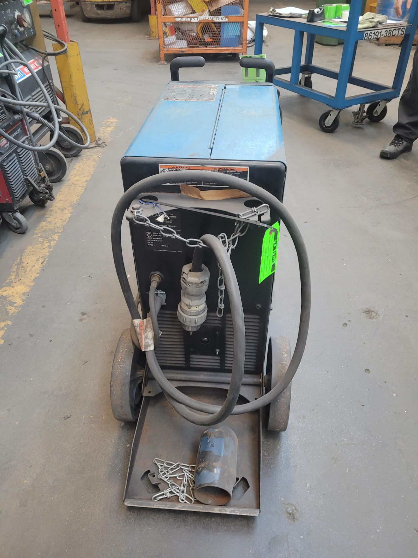 MILLER MIG welder mod. MILLERMATIC 252 MIG Welder 230/460/575, sku: 907322, ser. LK040380B - Image 5 of 7