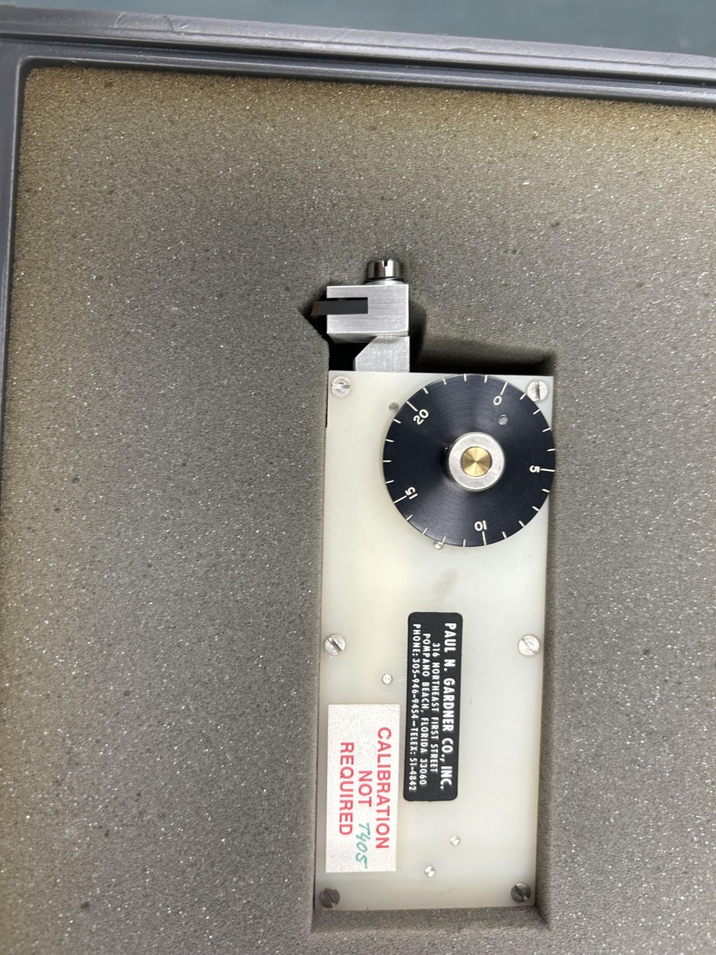 GARDCO mod. PA-5050 Scratch Adhesion Mar Tester (S.A.M Tester) w/case - Image 3 of 4
