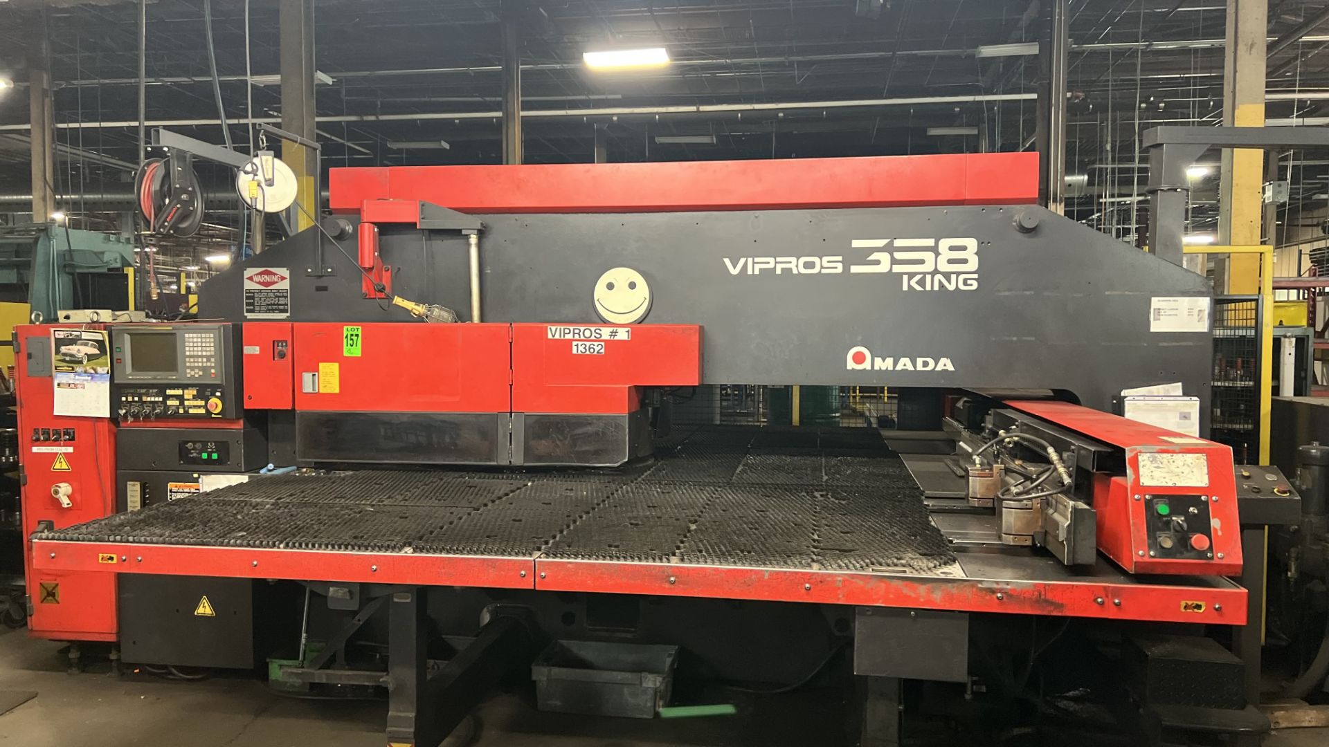 AMADA mod. VIPROS 358 KING 33-Ton CNC Turret Punch Press, w/ FANUC mod. Series 18-P CNC Control; and - Image 17 of 17